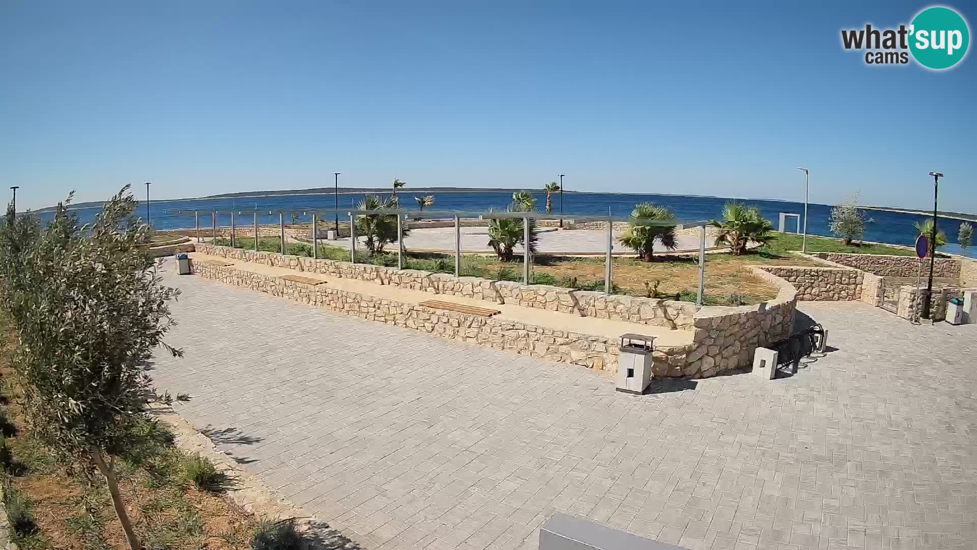 Webcam Mandre – Scène estivale Velika điga | Île de Pag