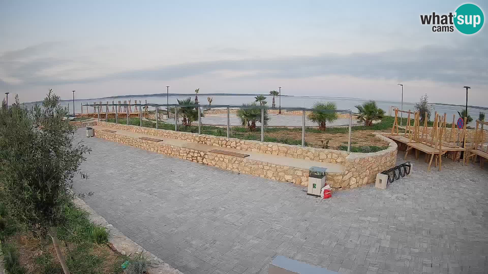Webcam Mandre – Escenario de verano Velika điga | Isla de Pag