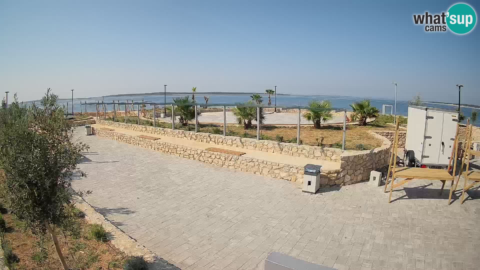 Mandre Summer Stage Webcam – Velika điga | Pag Island