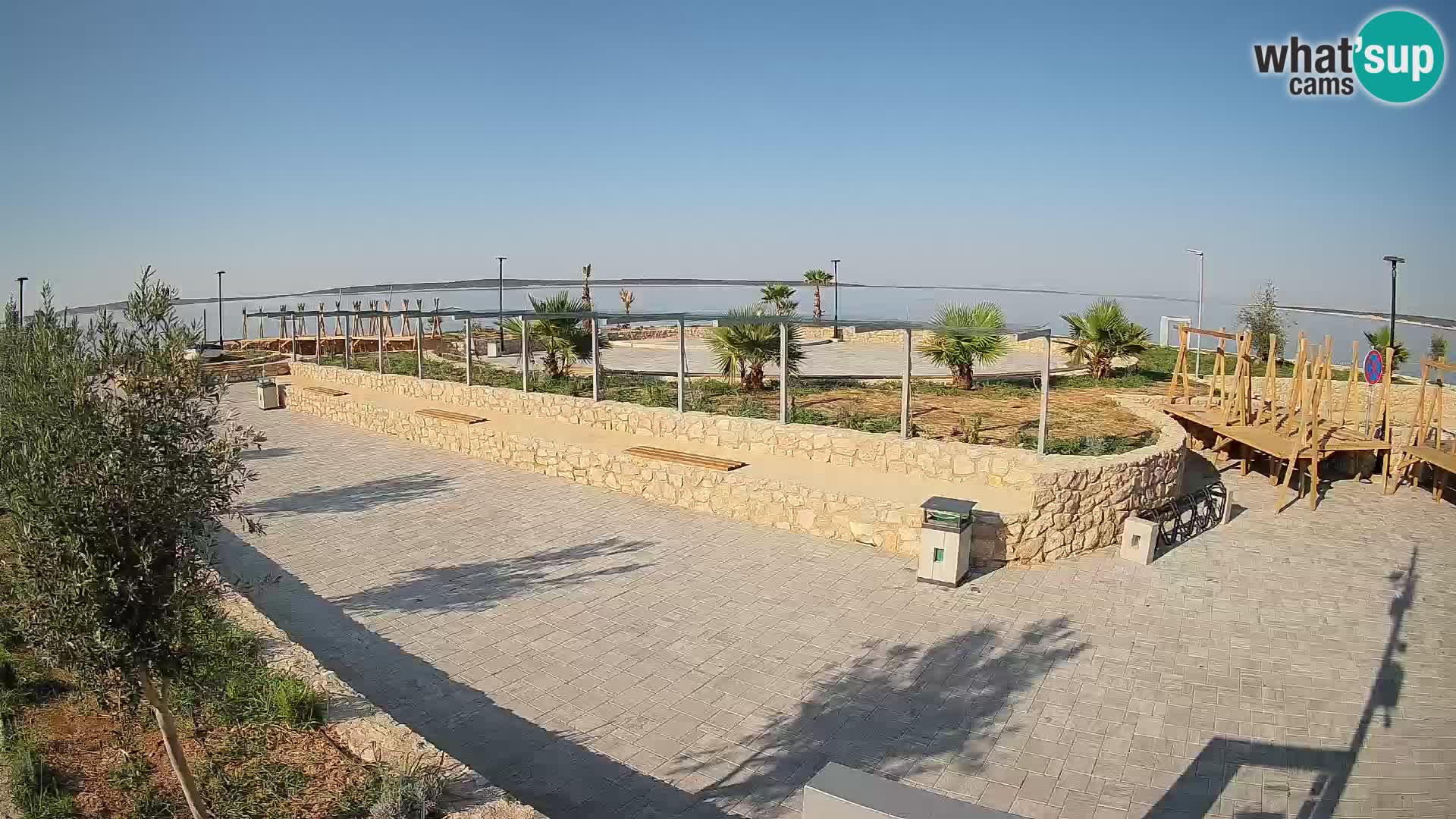 Webcam Mandre – Escenario de verano Velika điga | Isla de Pag