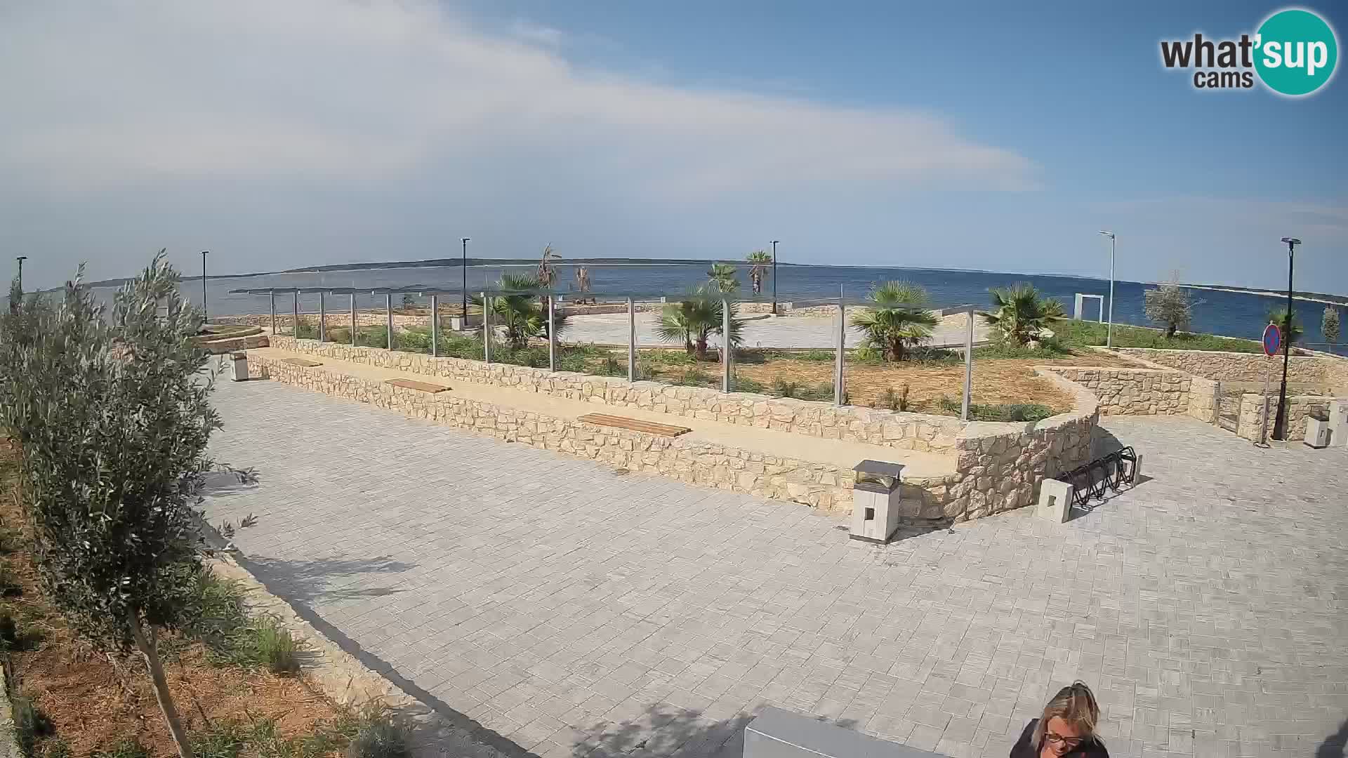 Webcam Mandre – Escenario de verano Velika điga | Isla de Pag