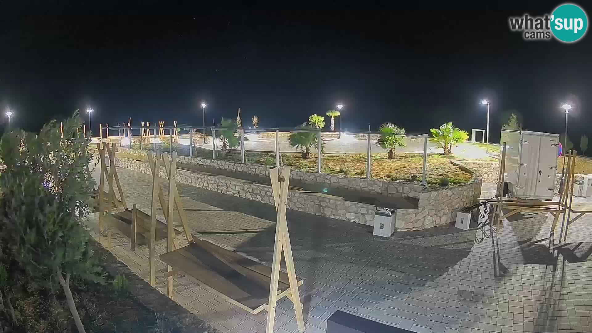 Mandre Summer Stage Webcam – Velika điga | Pag Island