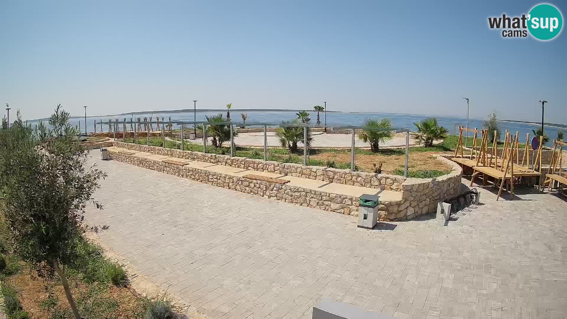 Webcam Mandre – Palco estivo Velika điga | Isola di Pag