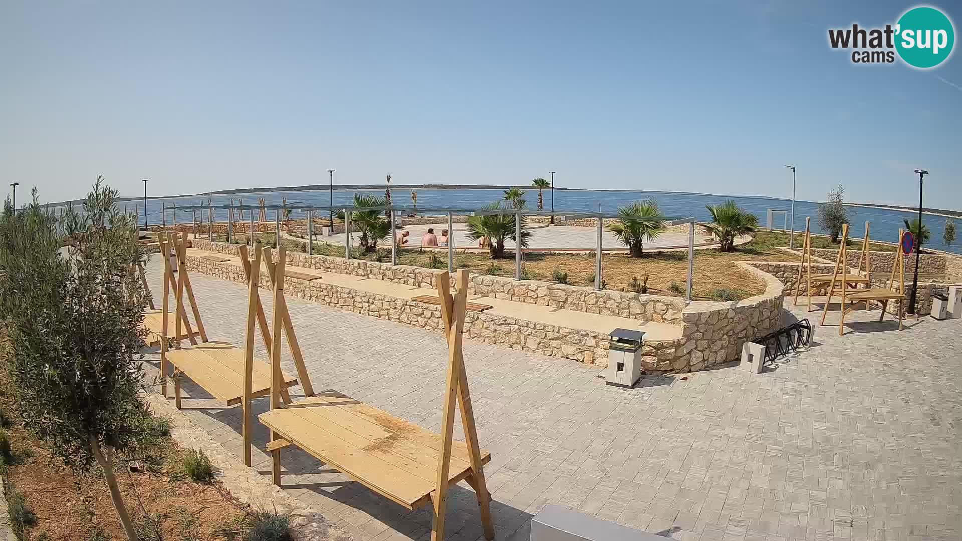 Webcam Mandre – Palco estivo Velika điga | Isola di Pag