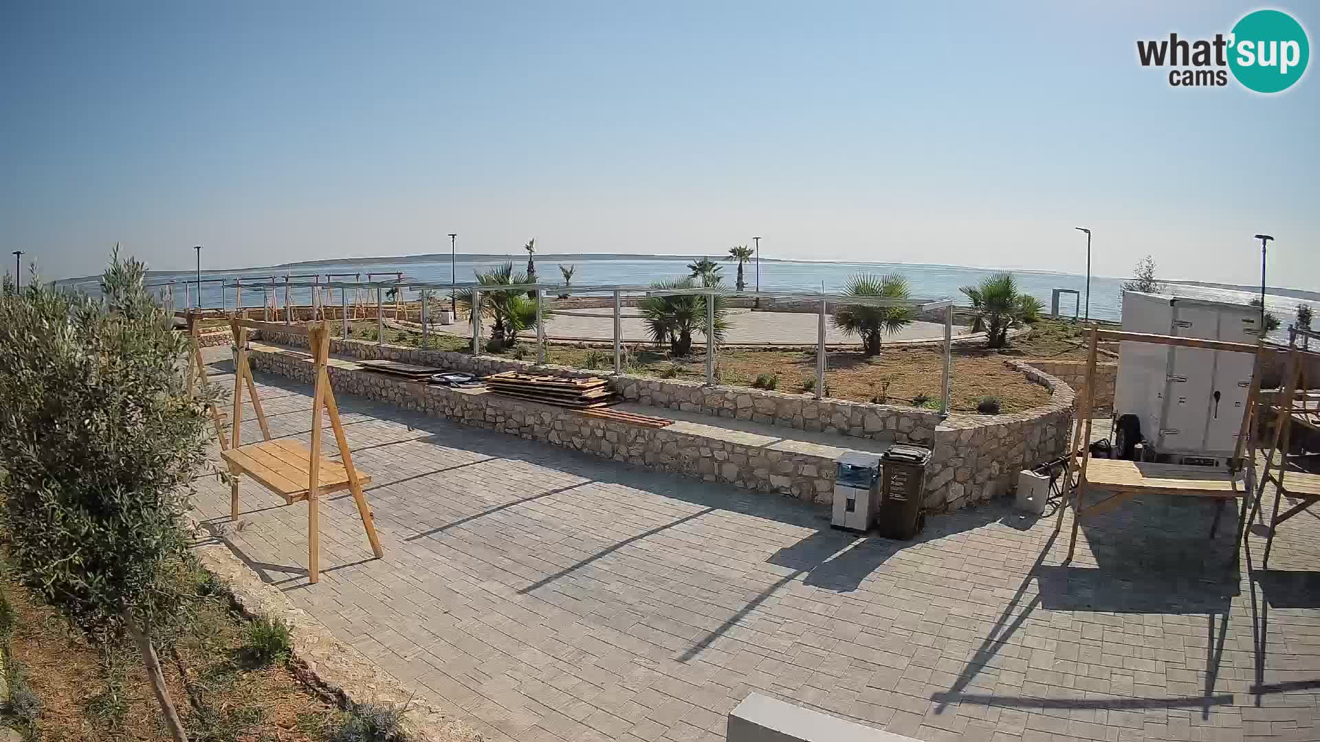 Mandre Summer Stage Webcam – Velika điga | Pag Island