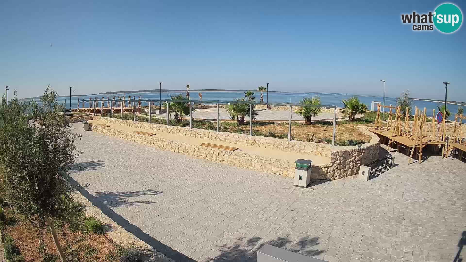 Webcam Mandre – Palco estivo Velika điga | Isola di Pag