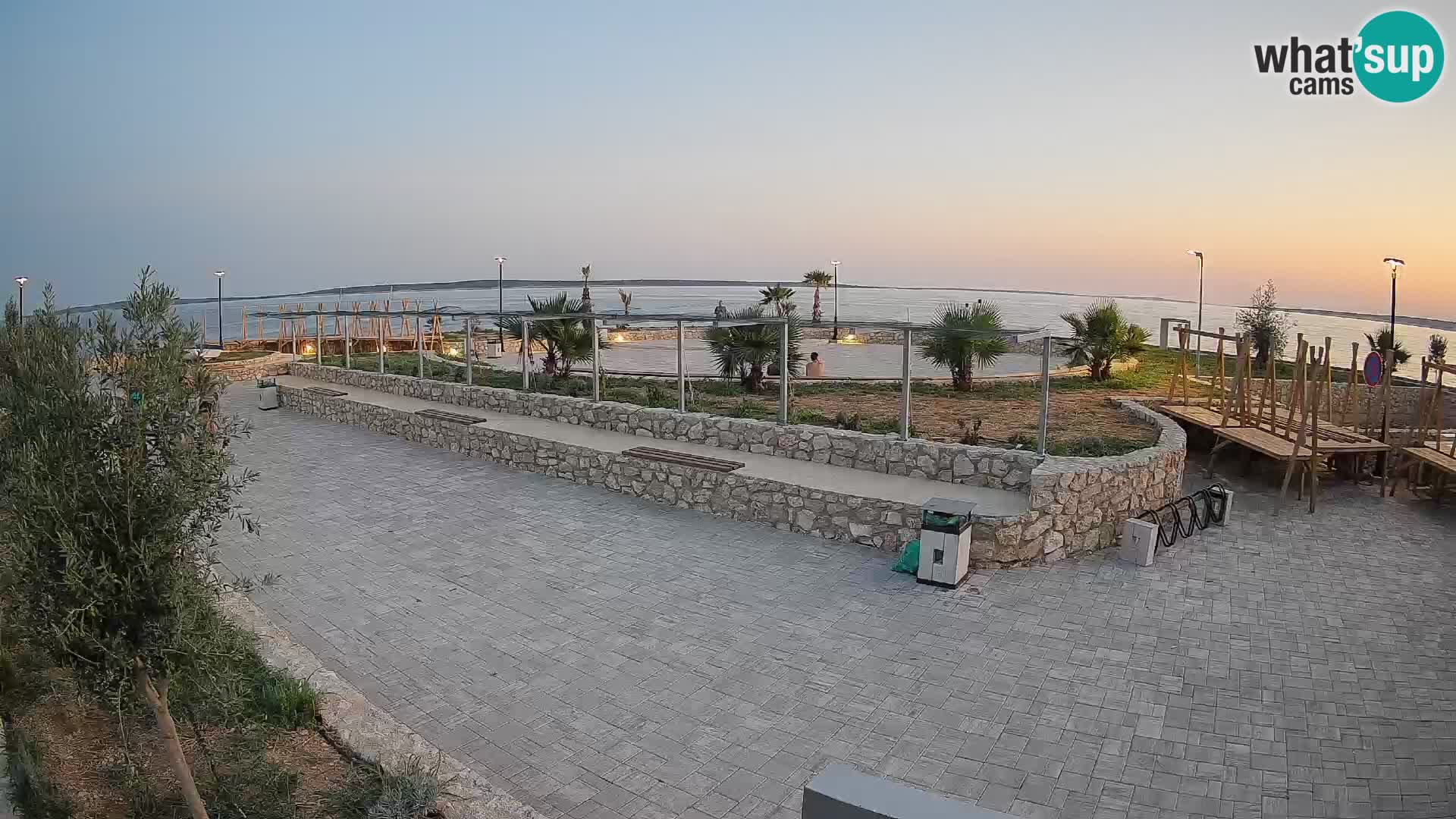 Webcam Mandre – Scène estivale Velika điga | Île de Pag