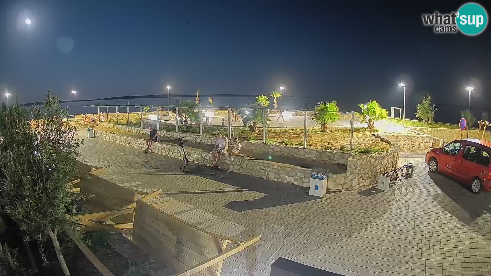 Webcam Mandre – Palco estivo Velika điga | Isola di Pag