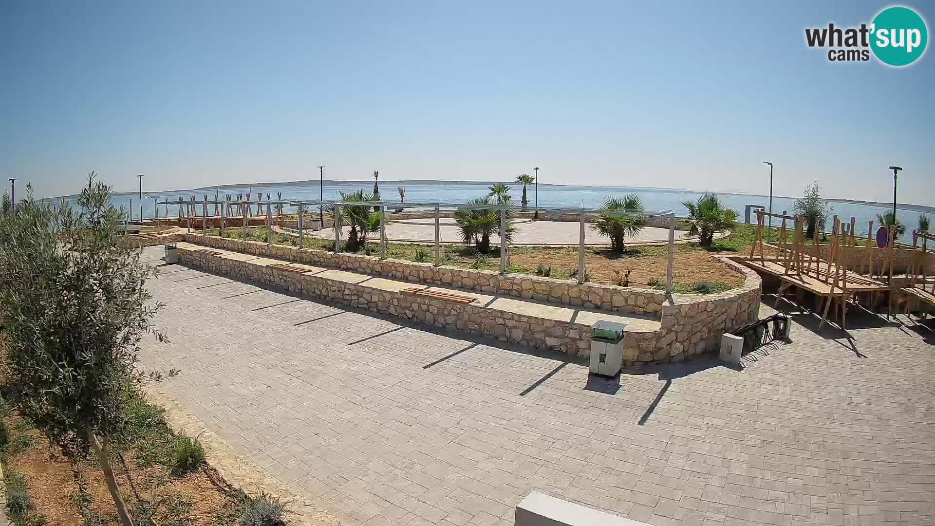 Webcam Mandre – Scène estivale Velika điga | Île de Pag