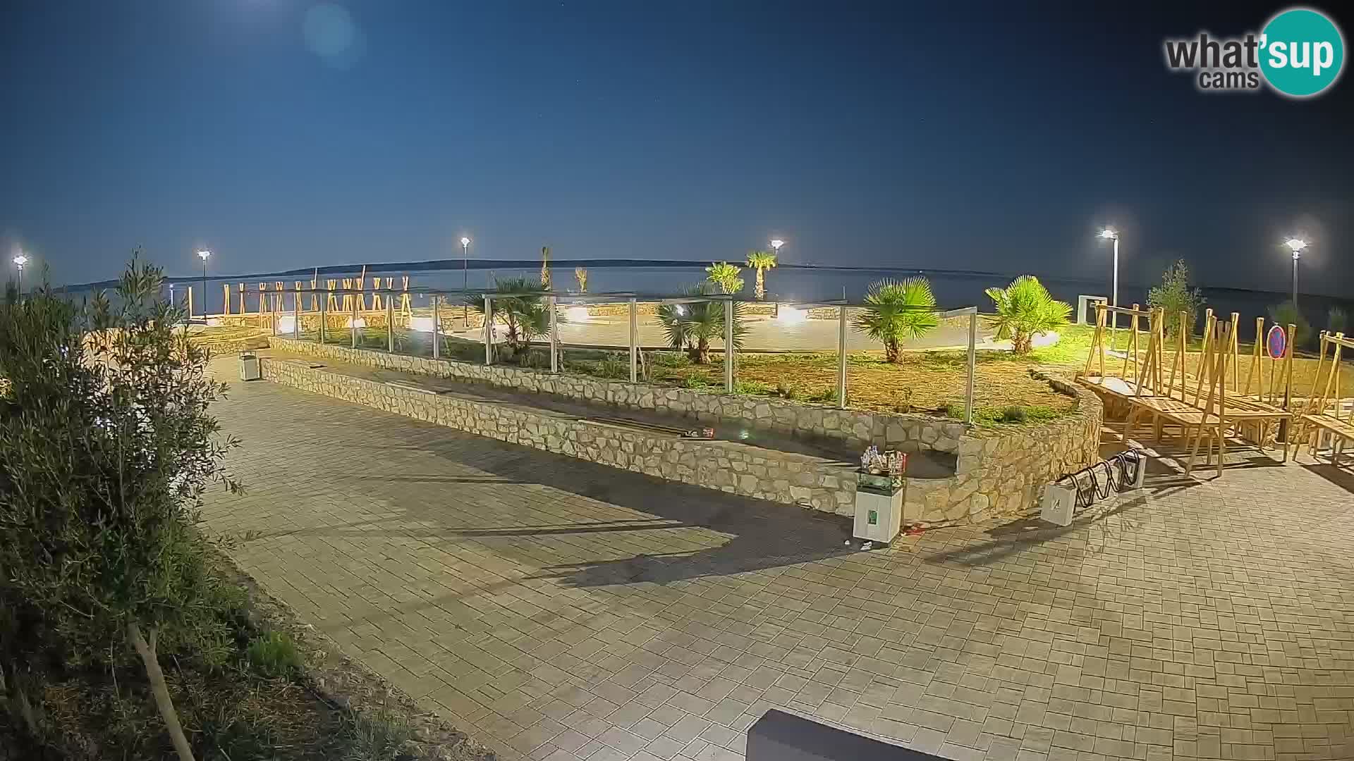 Webcam Mandre – Escenario de verano Velika điga | Isla de Pag