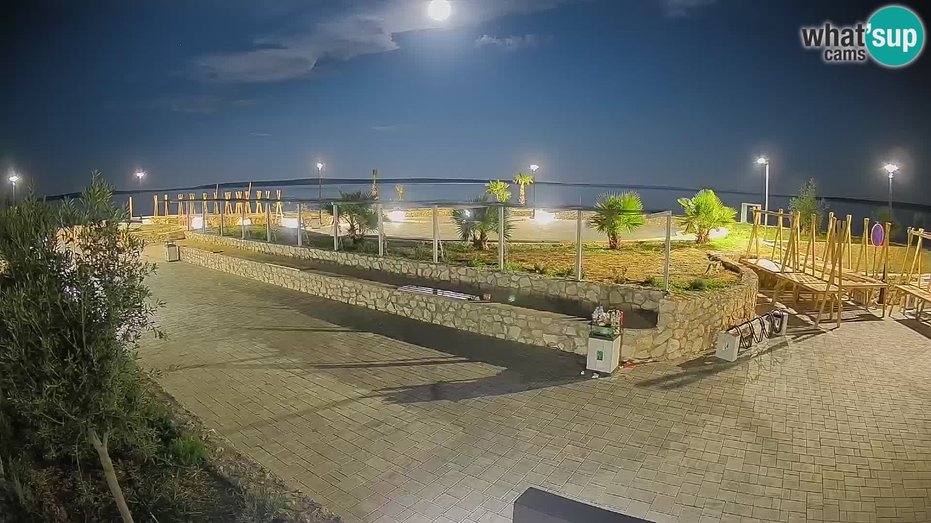 Webcam Mandre – Palco estivo Velika điga | Isola di Pag