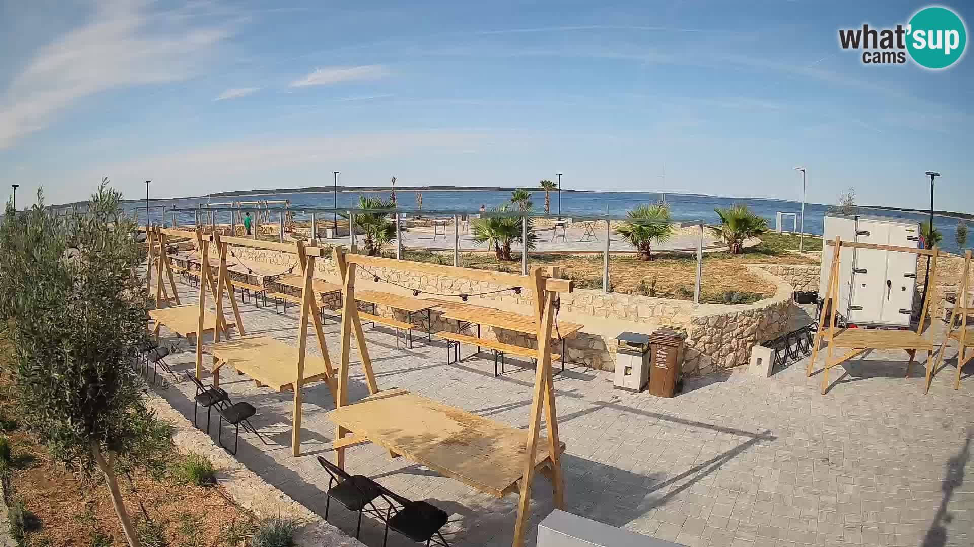 Webcam Mandre – Scène estivale Velika điga | Île de Pag