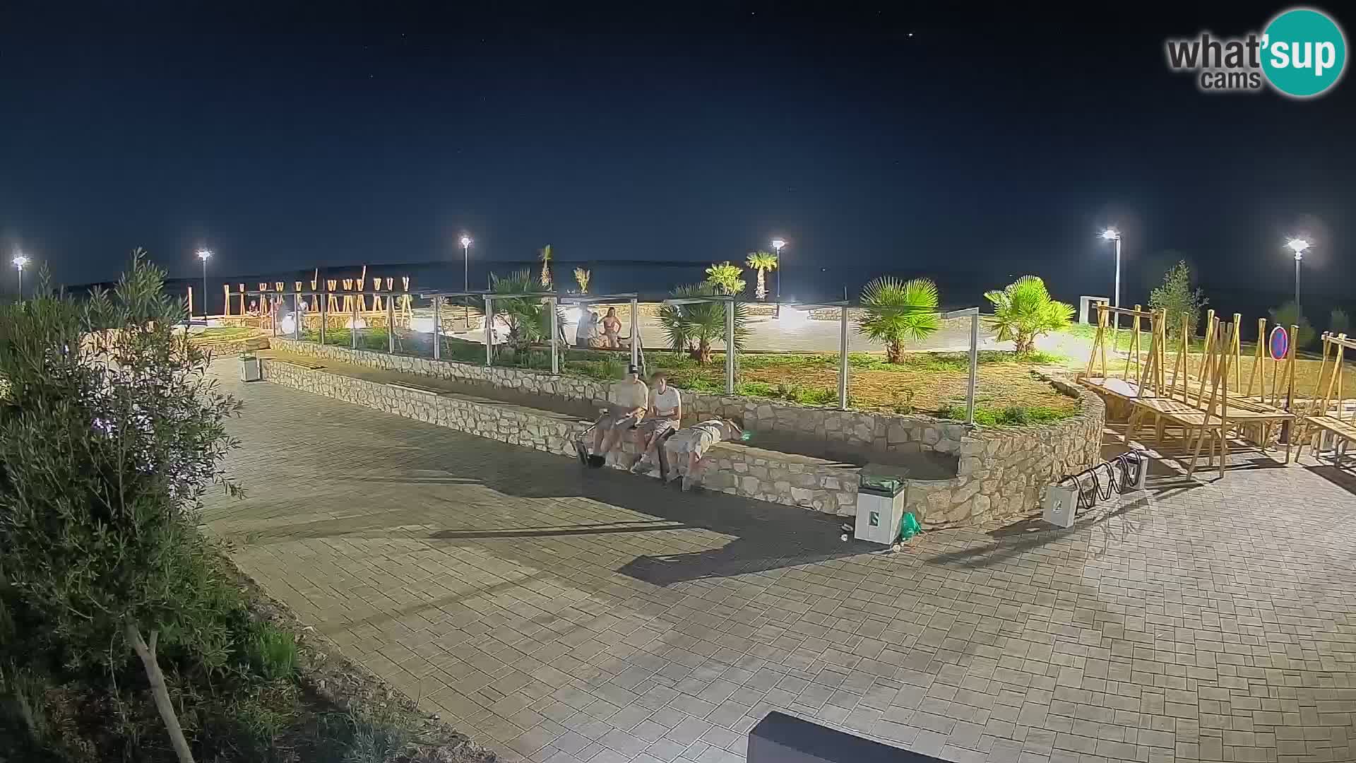 Webcam Mandre – Palco estivo Velika điga | Isola di Pag