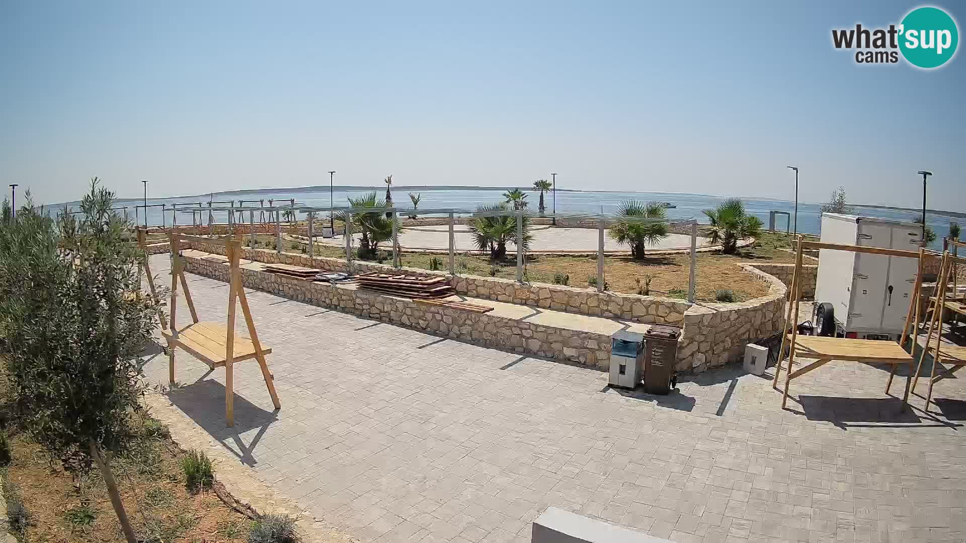 Mandre Summer Stage Webcam – Velika điga | Pag Island