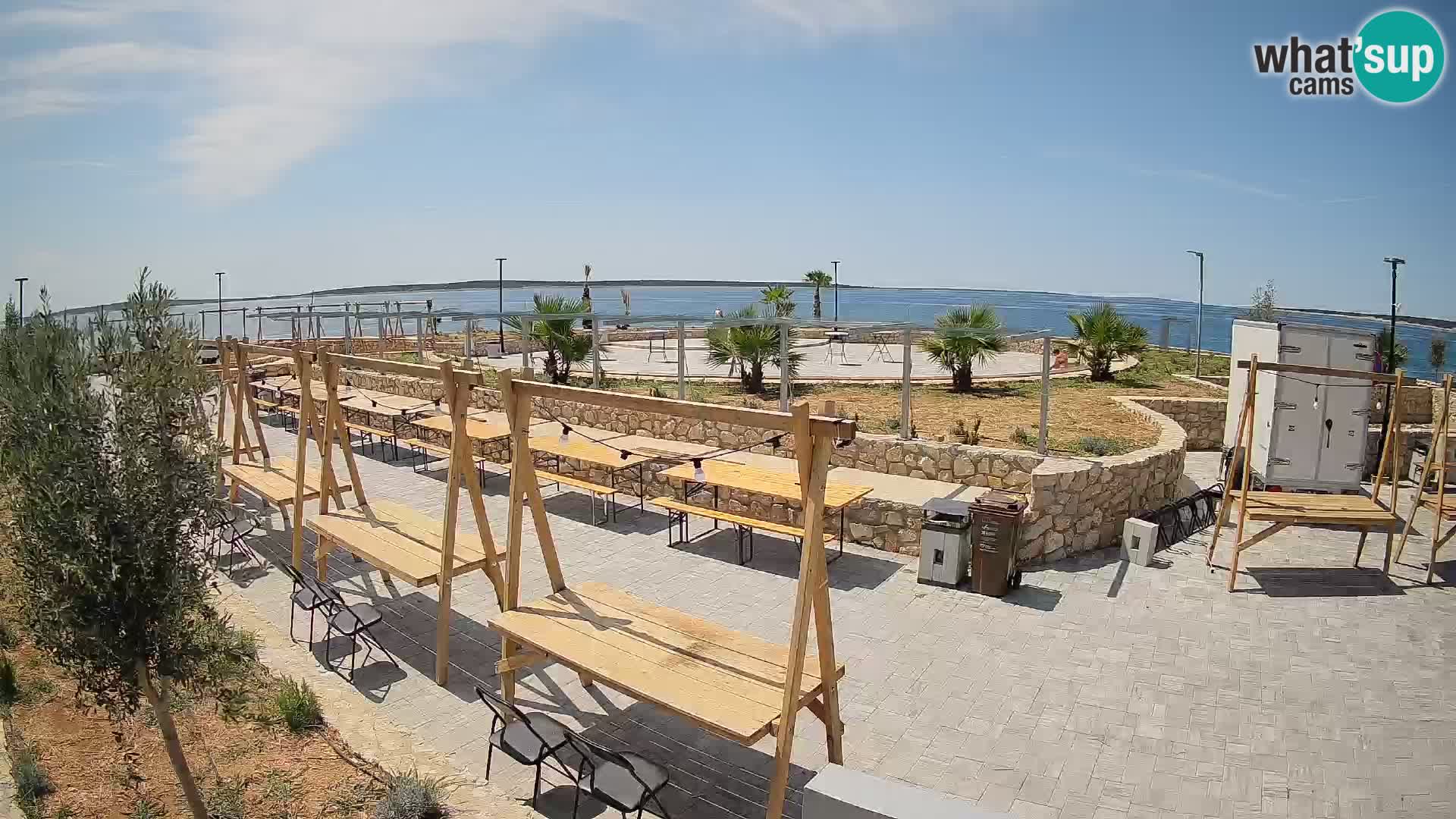Mandre Summer Stage Webcam – Velika điga | Pag Island
