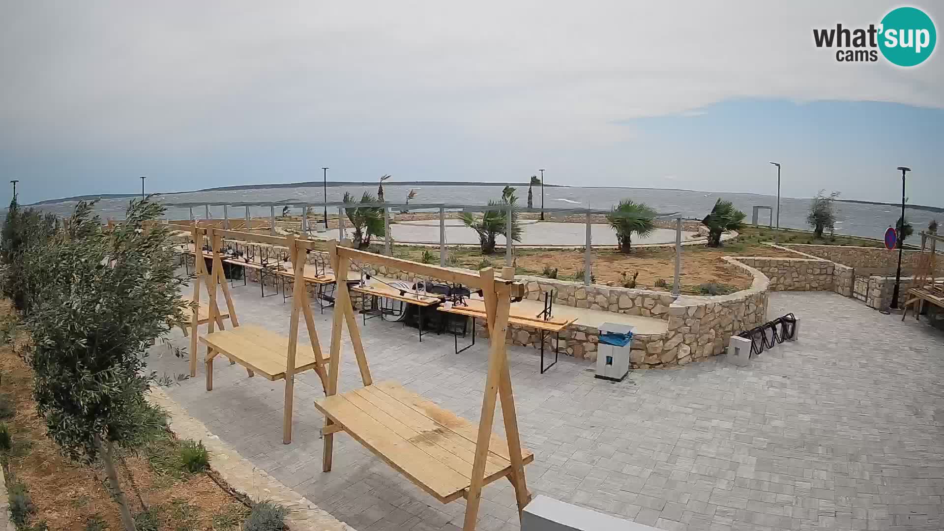 Mandre Summer Stage Webcam – Velika điga | Pag Island