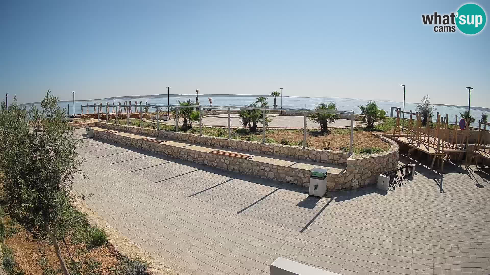 Webcam Mandre – Escenario de verano Velika điga | Isla de Pag