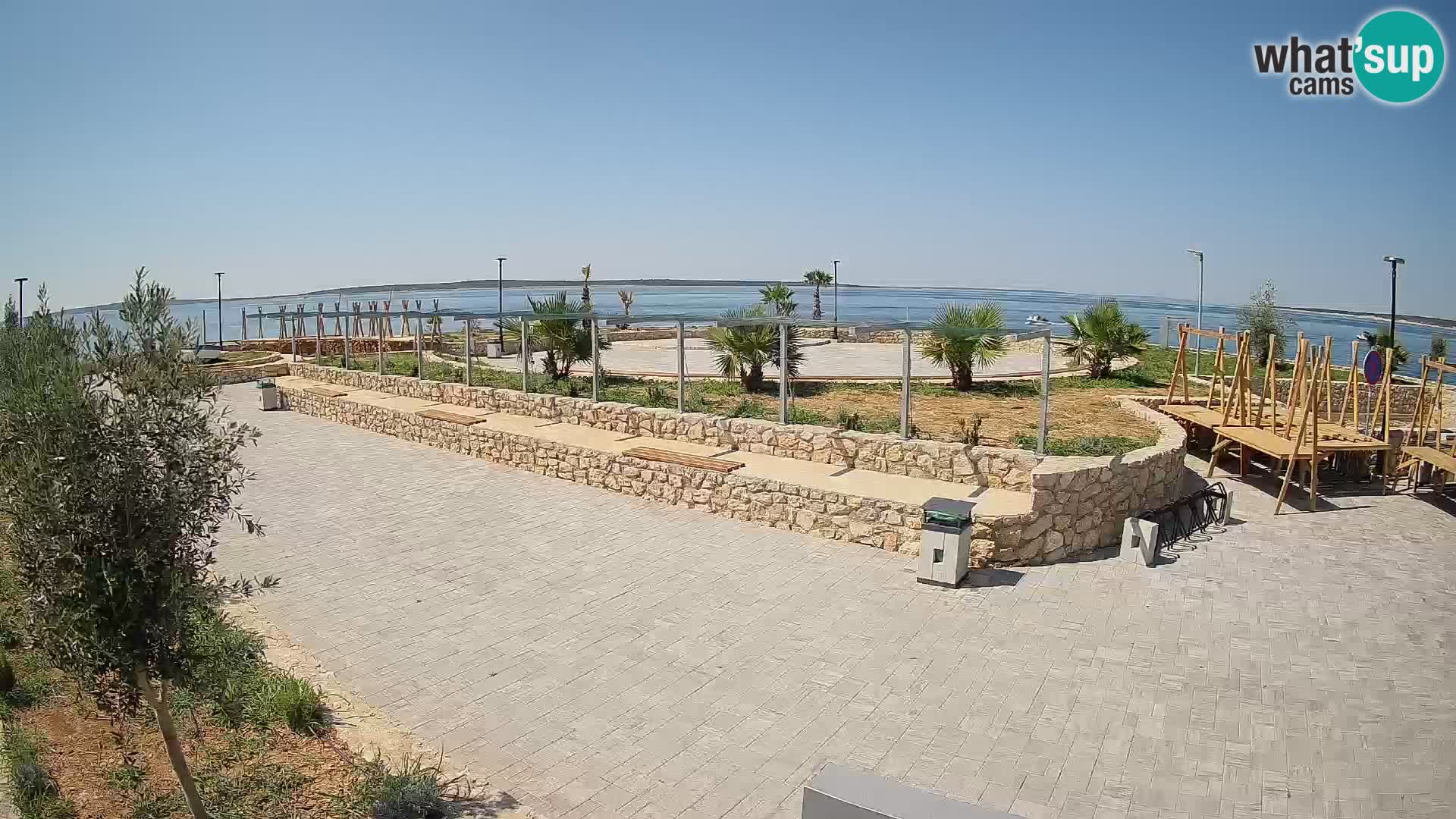 Mandre Summer Stage Webcam – Velika điga | Pag Island