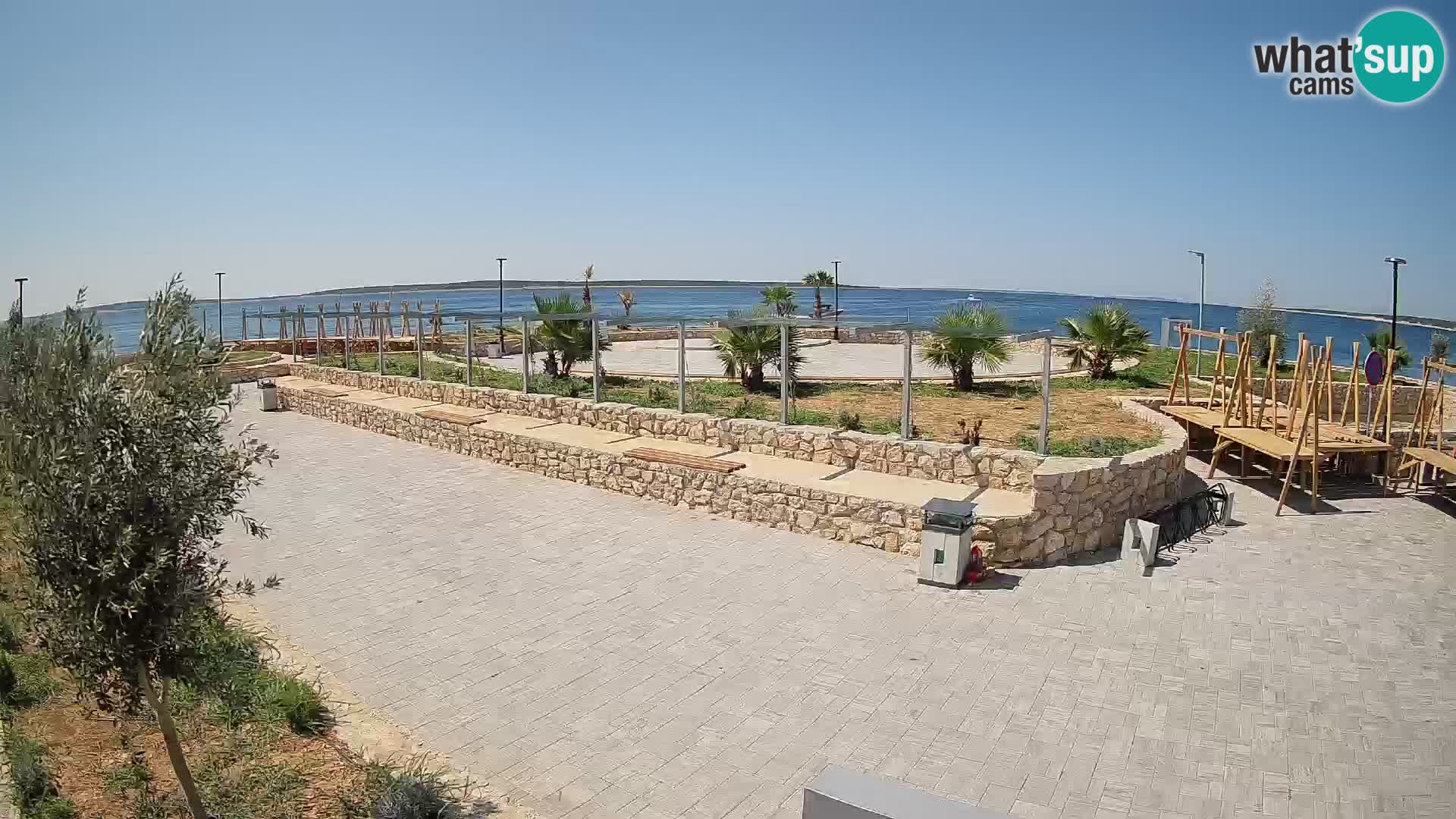 Webcam Mandre – Scène estivale Velika điga | Île de Pag