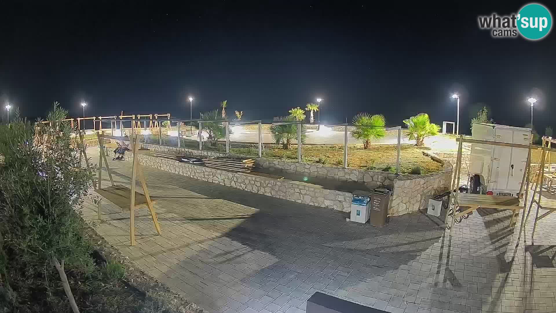 Mandre Summer Stage Webcam – Velika điga | Pag Island