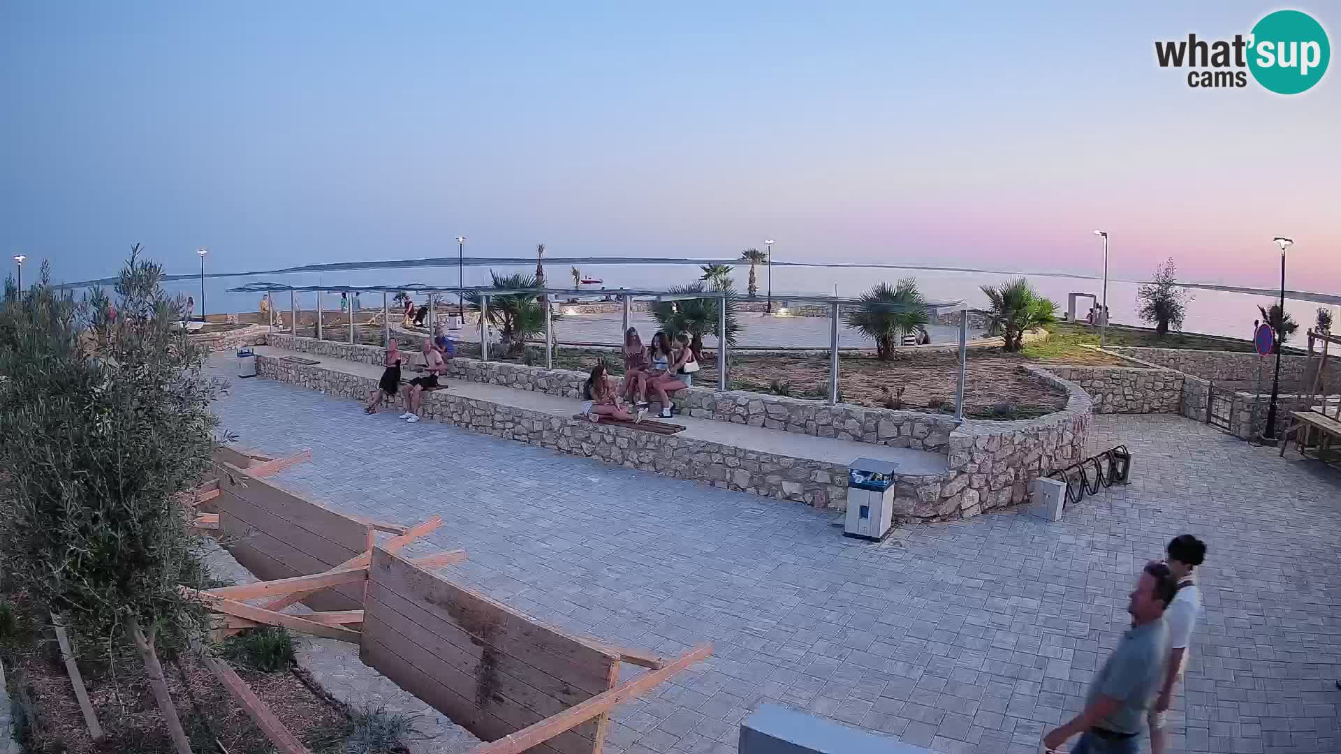 Webcam Mandre – Scène estivale Velika điga | Île de Pag