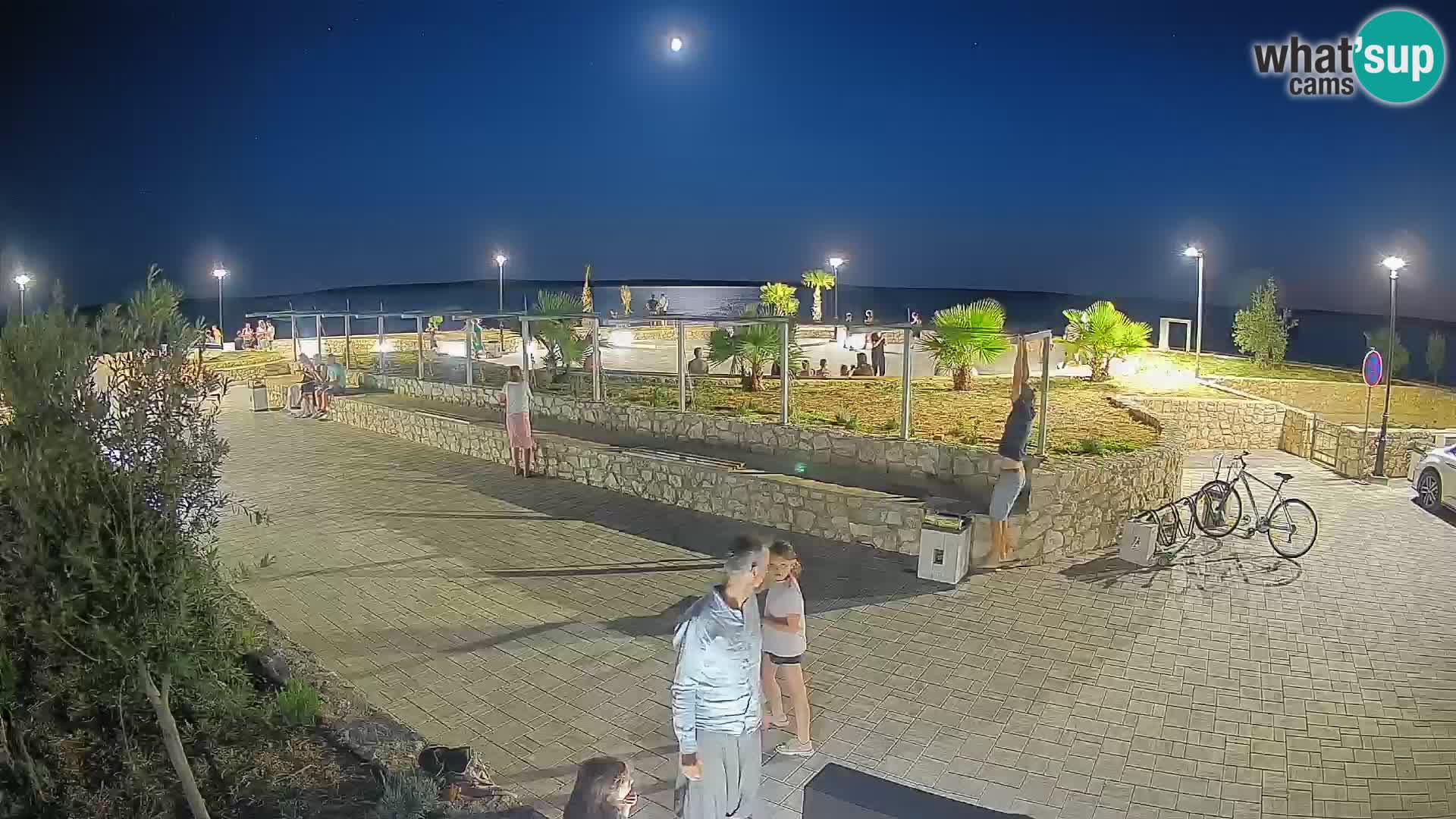 Webcam Mandre – Scène estivale Velika điga | Île de Pag