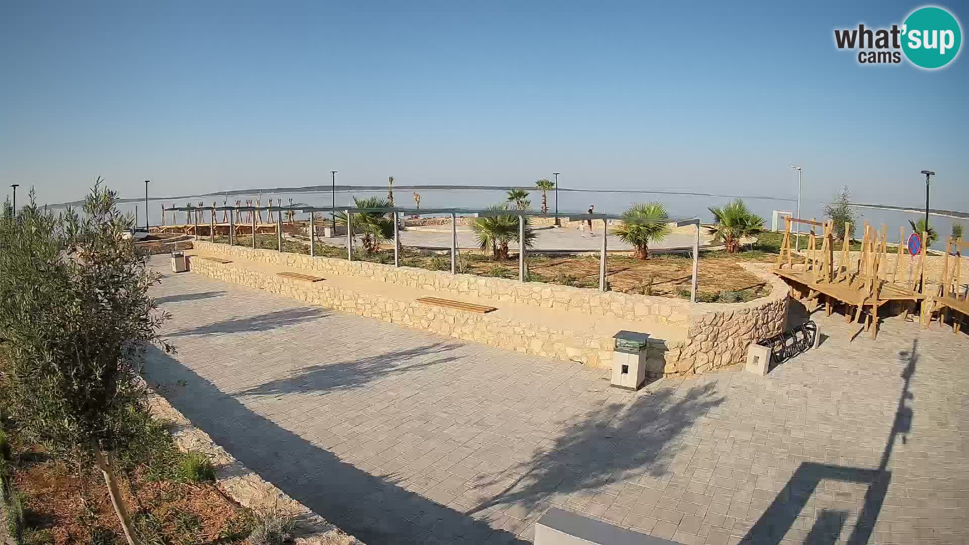 Webcam Mandre – Scène estivale Velika điga | Île de Pag