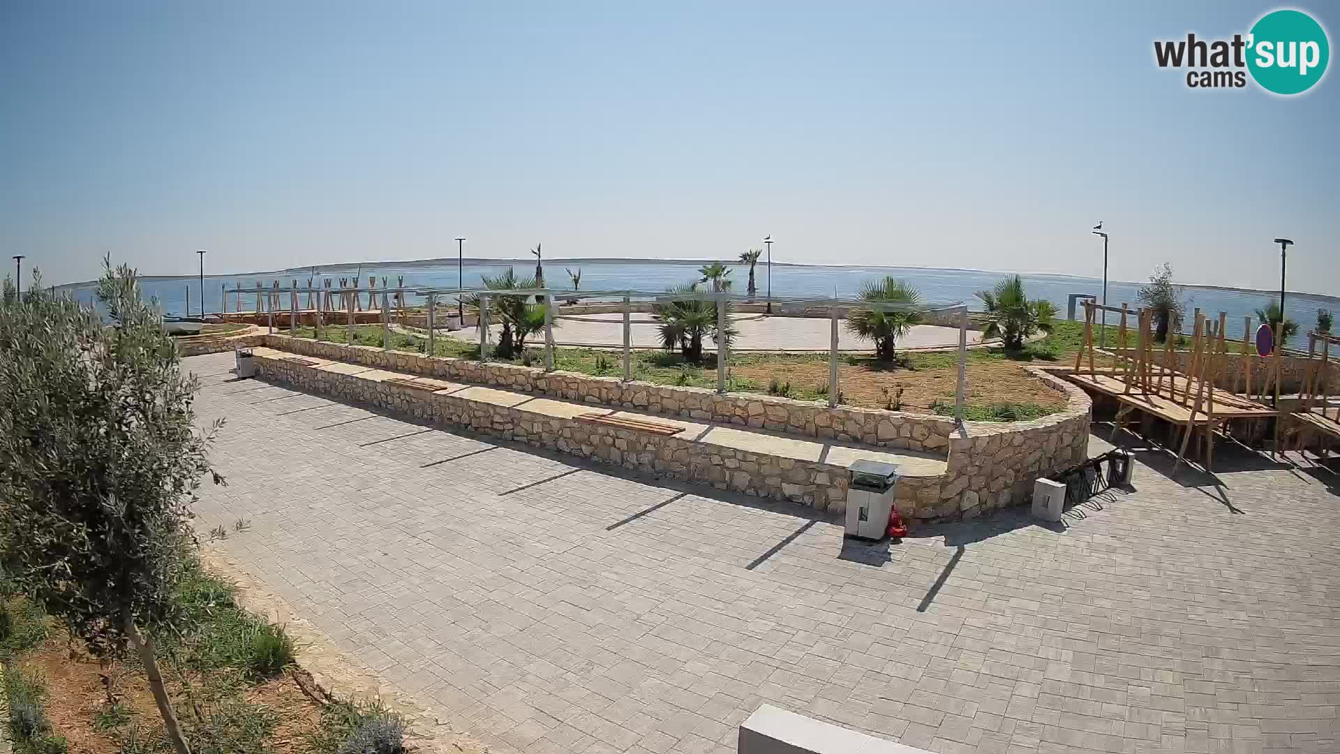 Webcam Mandre – Escenario de verano Velika điga | Isla de Pag