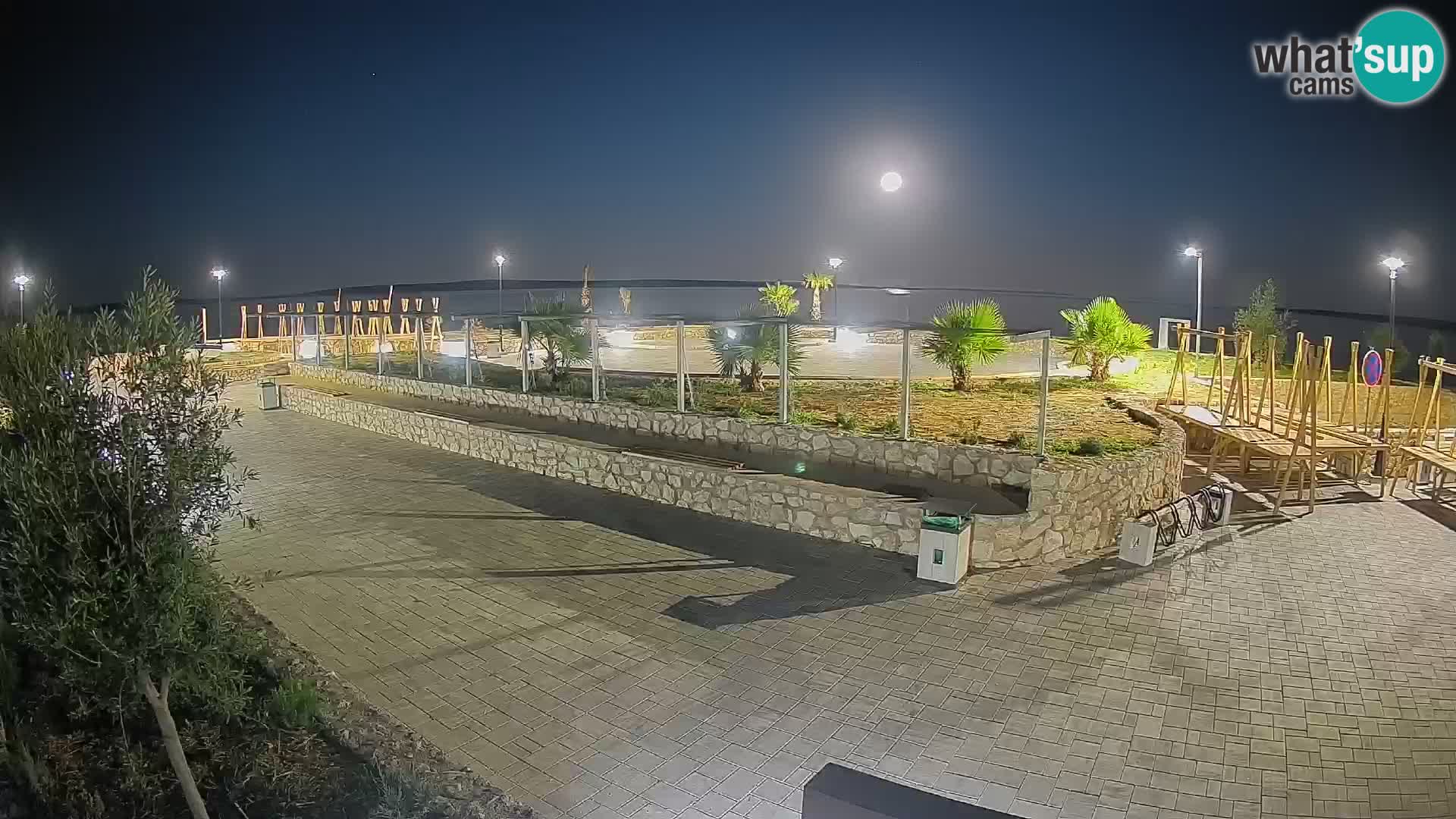 Webcam Mandre – Palco estivo Velika điga | Isola di Pag