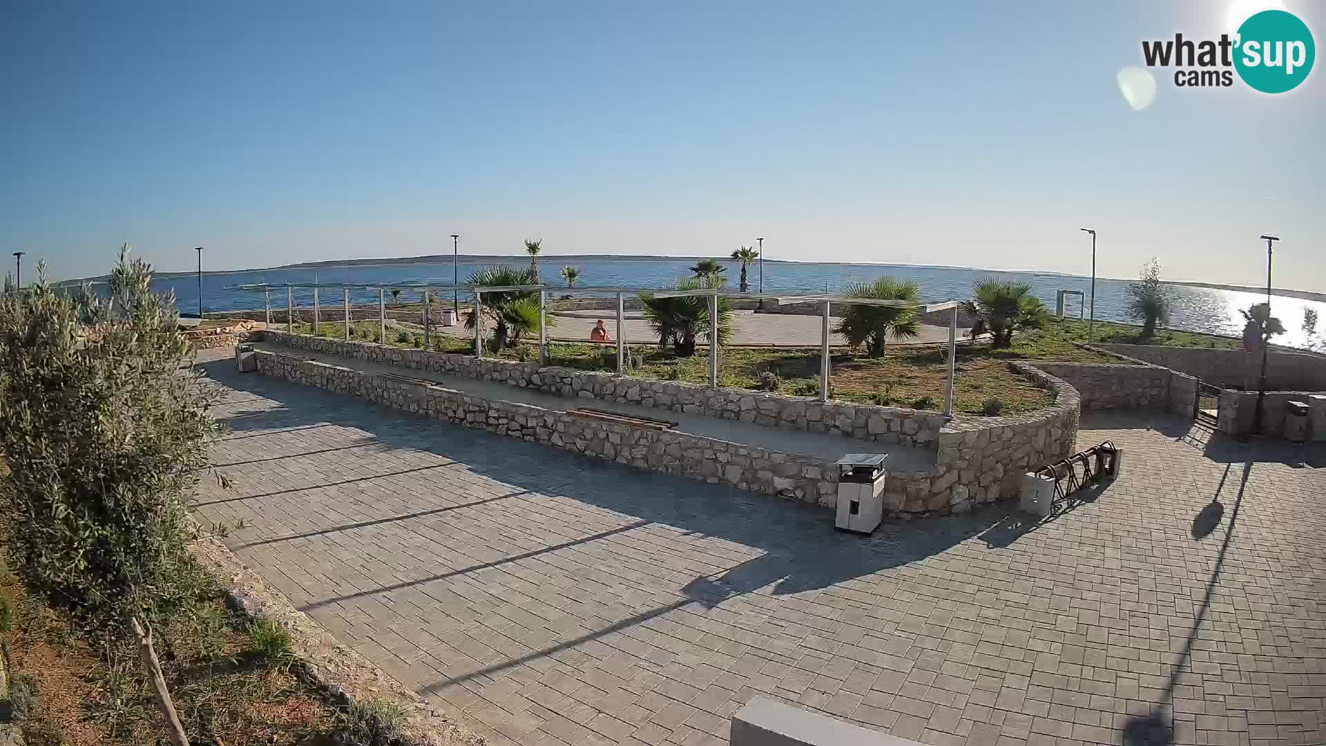 Webcam Mandre – Escenario de verano Velika điga | Isla de Pag