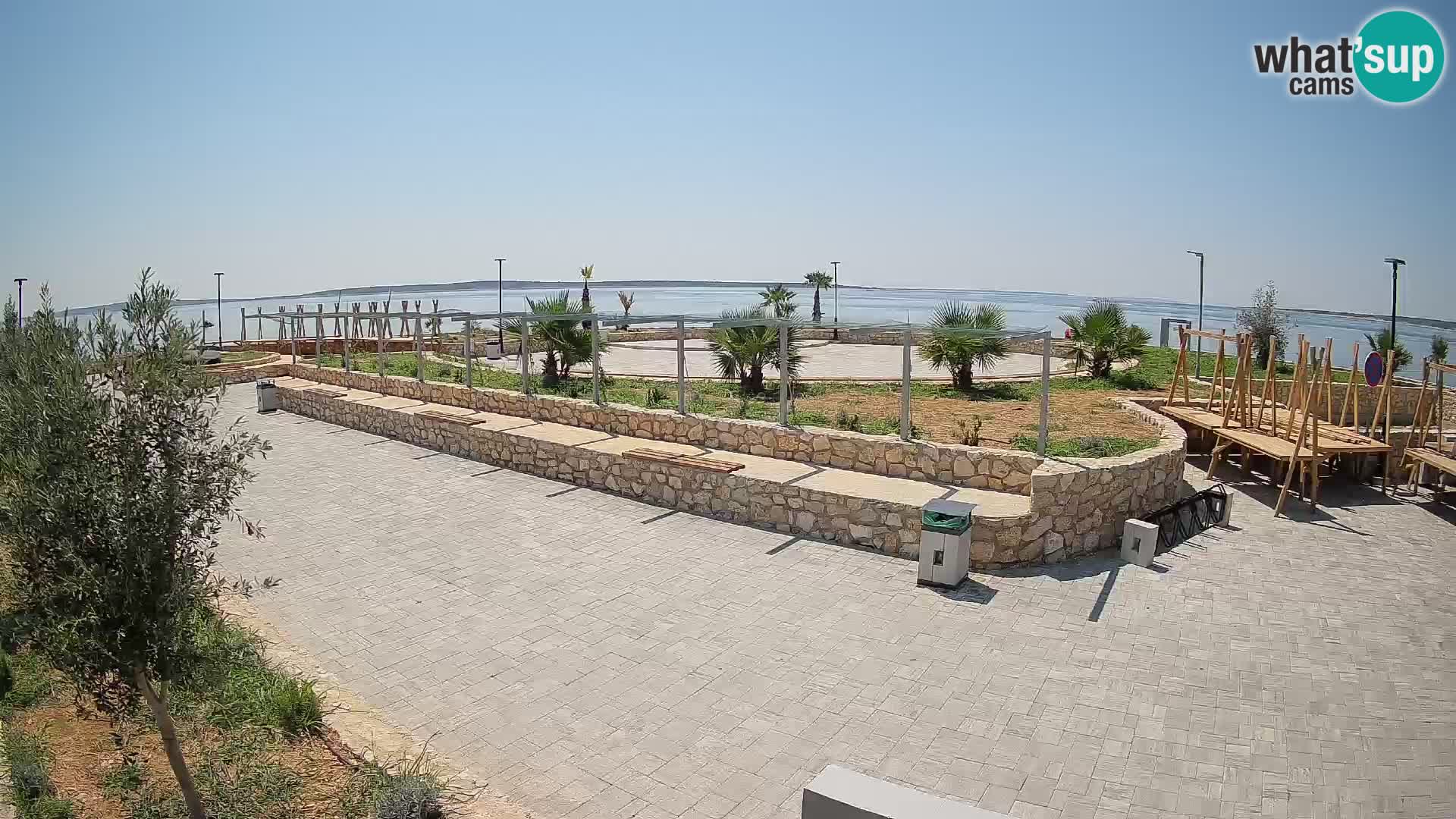 Webcam Mandre – Palco estivo Velika điga | Isola di Pag