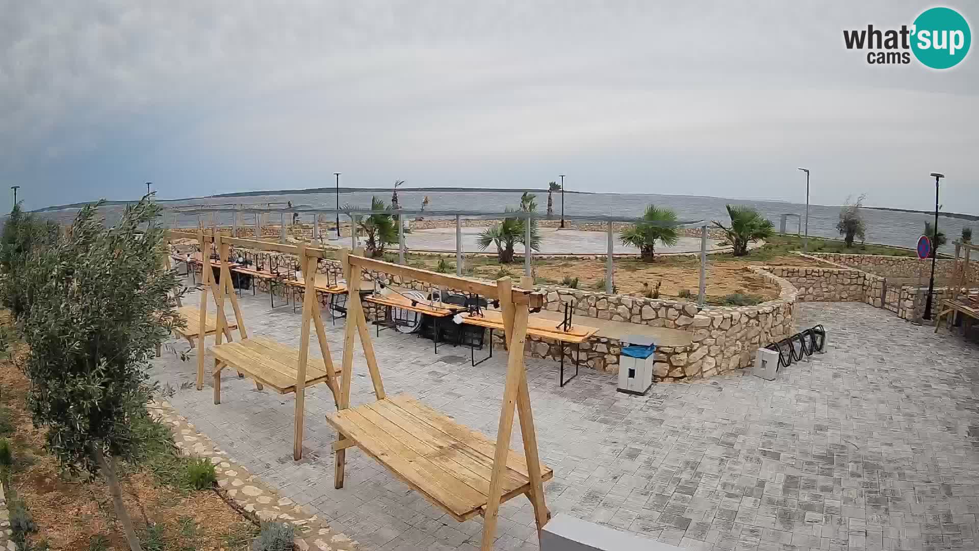 Webcam Mandre – Escenario de verano Velika điga | Isla de Pag