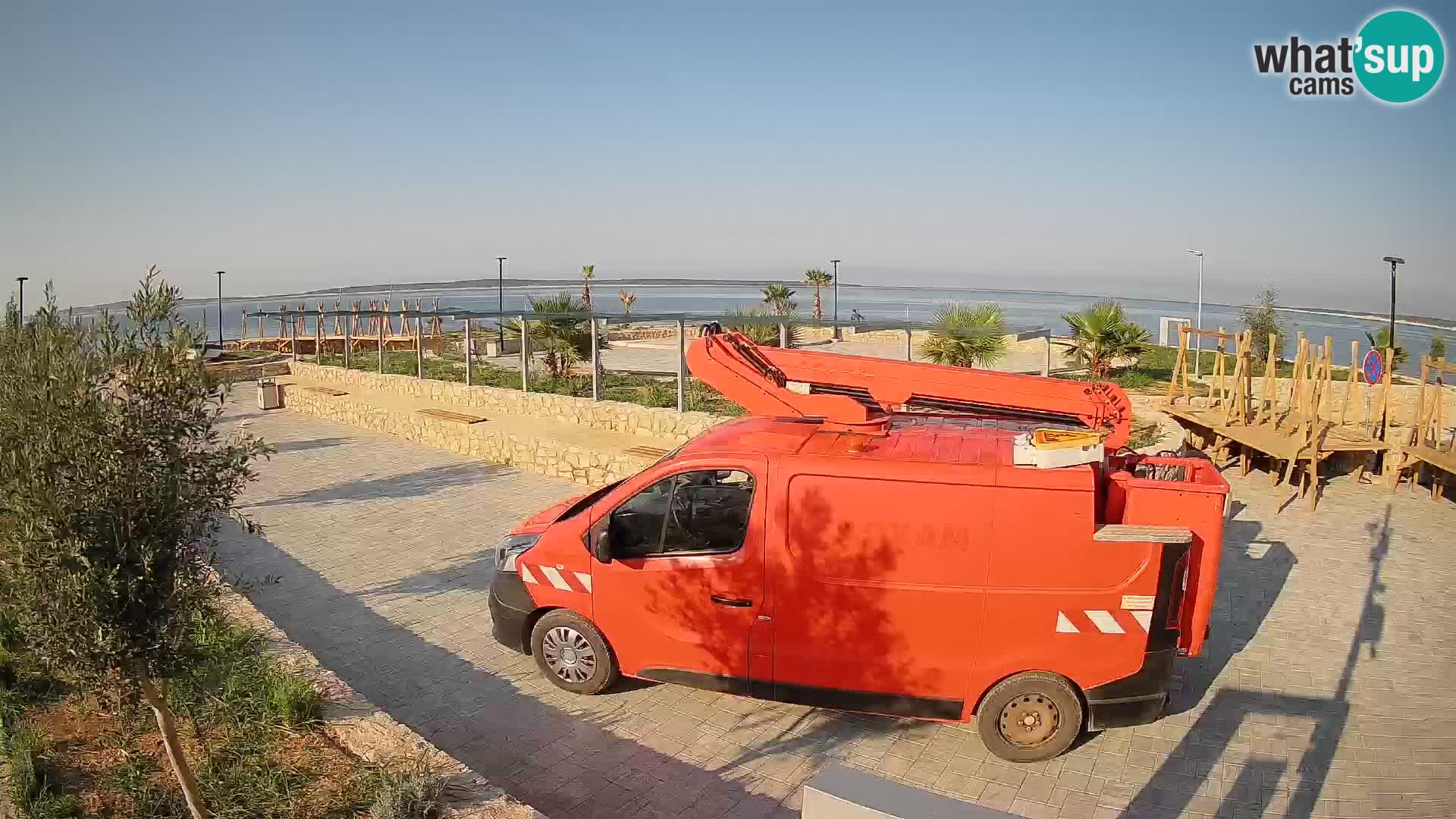 Mandre Summer Stage Webcam – Velika điga | Pag Island