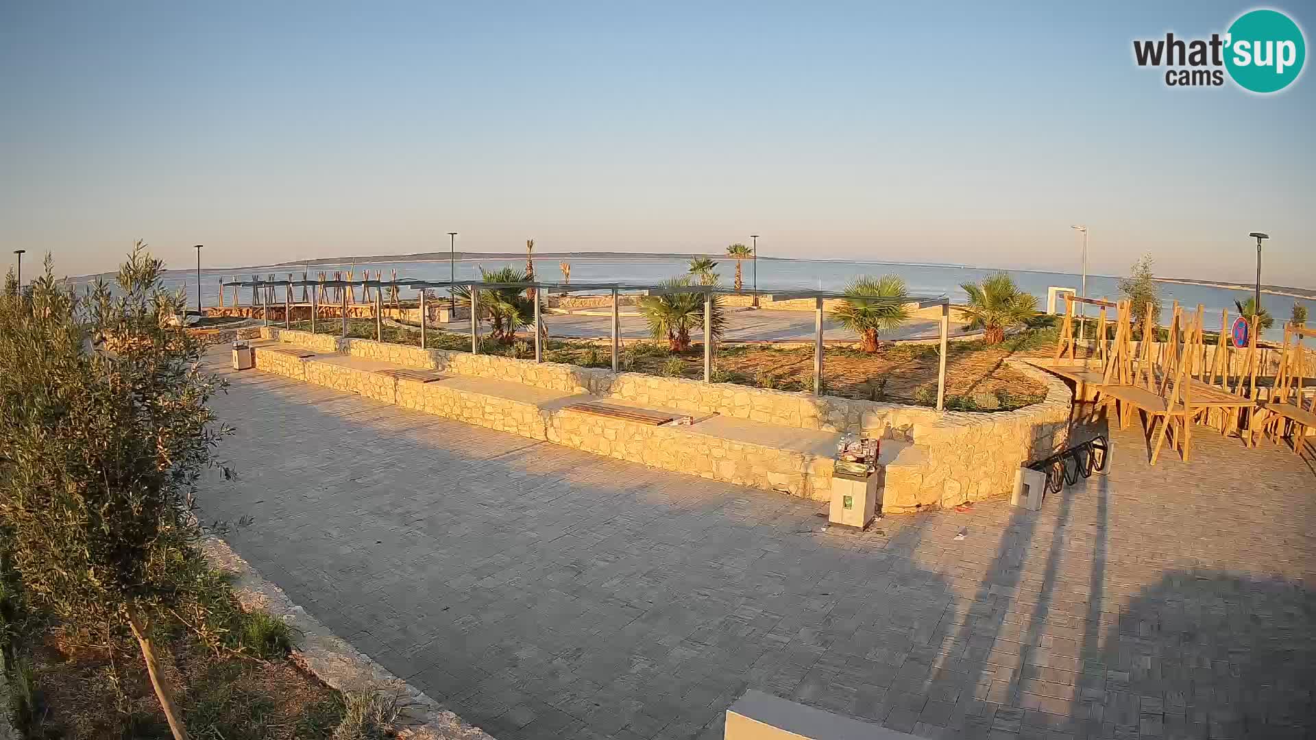 Mandre Summer Stage Webcam – Velika điga | Pag Island