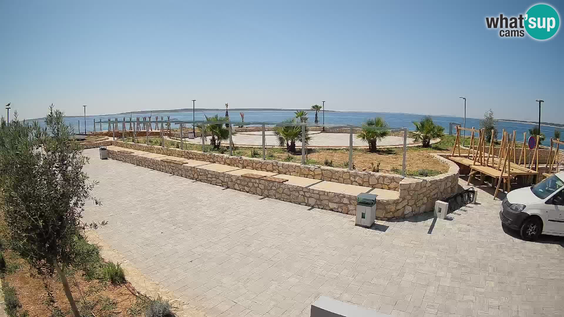 Mandre Sommerbühne Webcam – Velika điga | Insel Pag