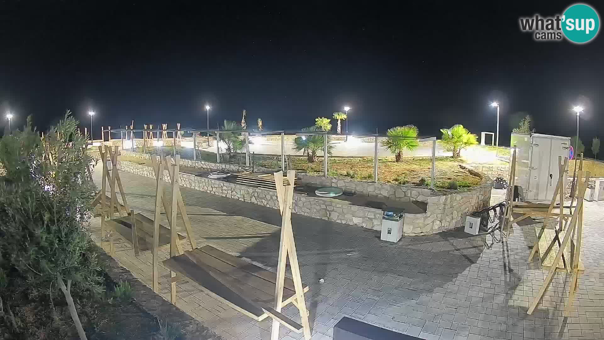 Mandre Summer Stage Webcam – Velika điga | Pag Island