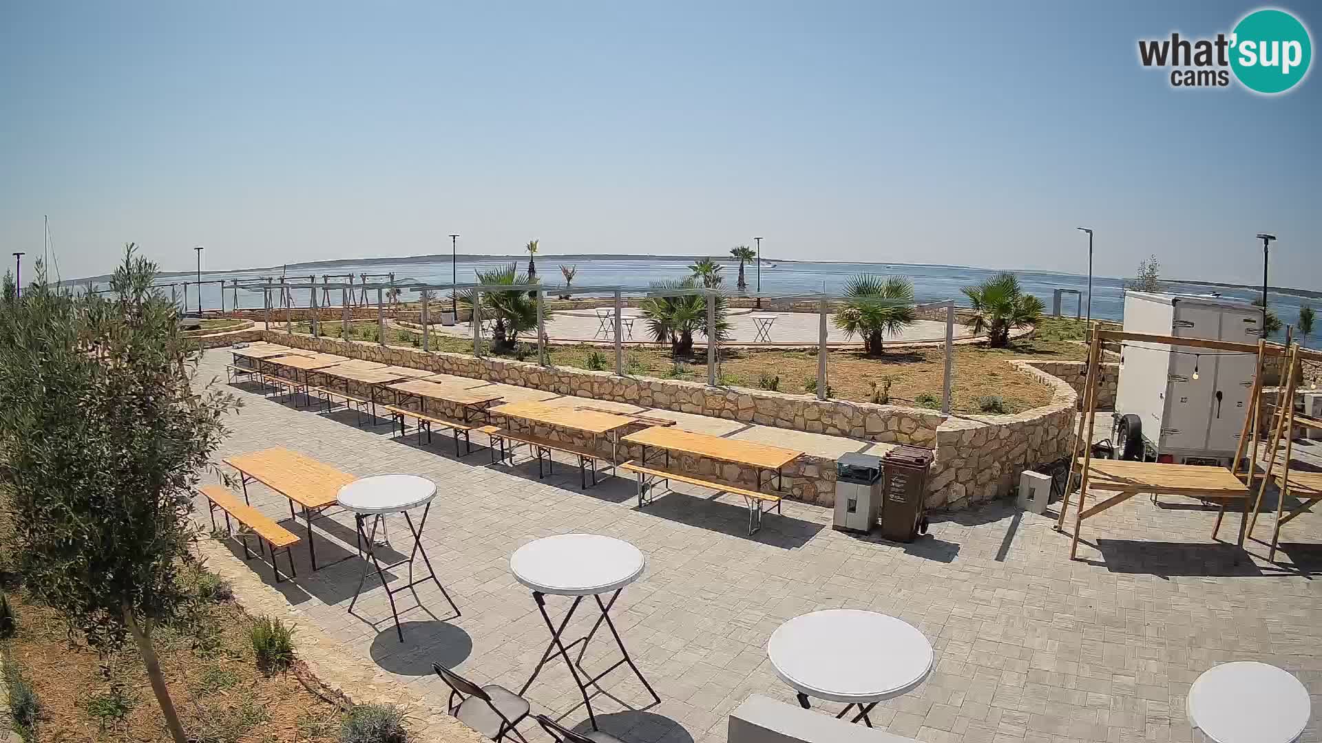Mandre Summer Stage Webcam – Velika điga | Pag Island