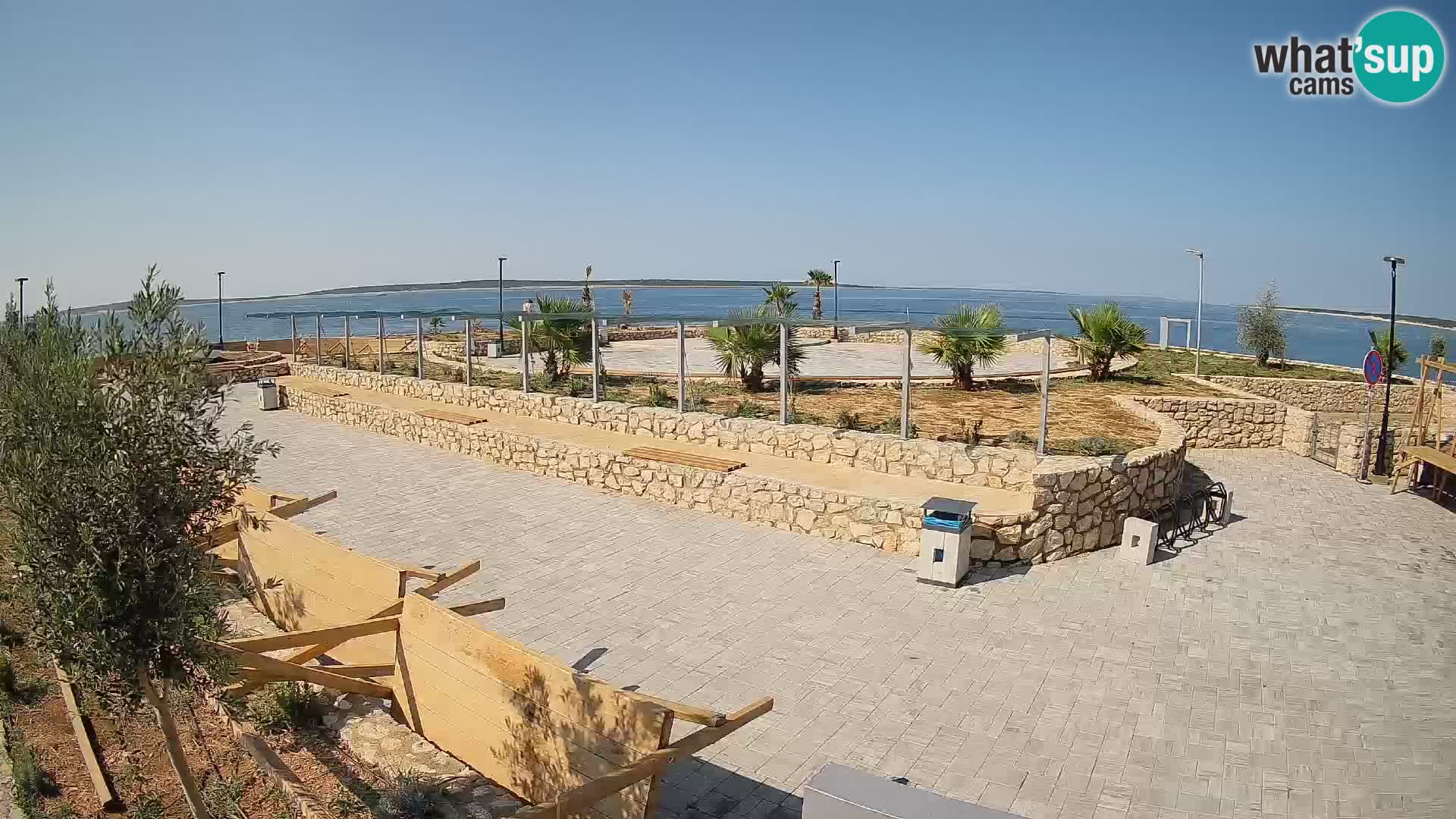 Mandre Summer Stage Webcam – Velika điga | Pag Island