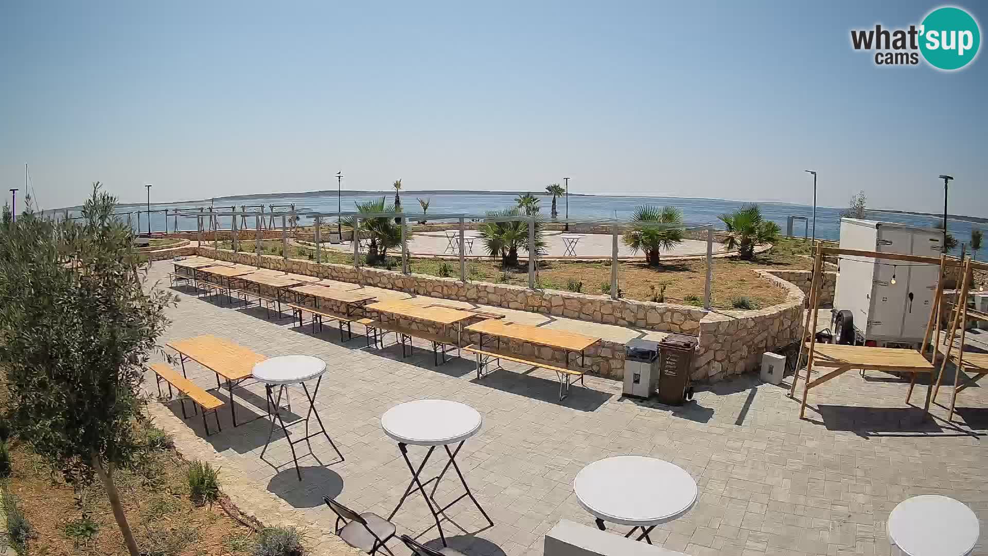 Webcam Mandre – Escenario de verano Velika điga | Isla de Pag