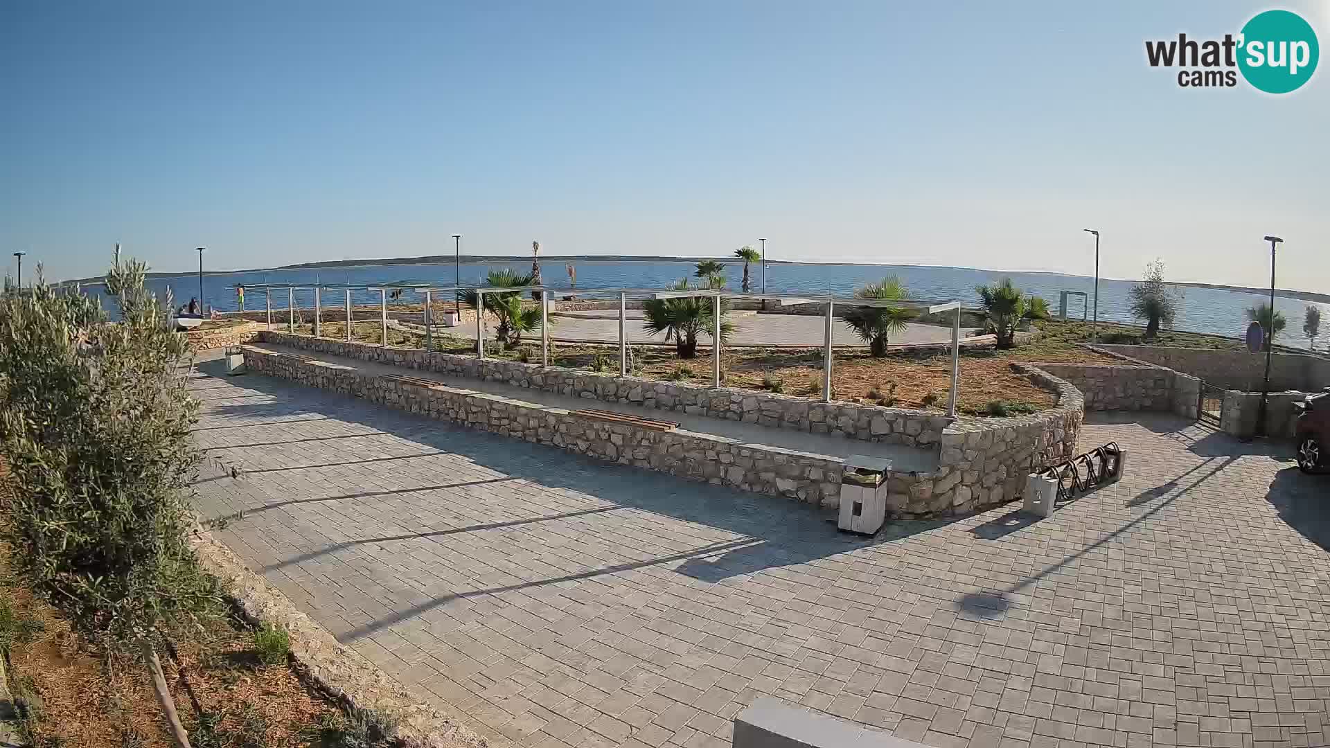 Webcam Mandre – Scène estivale Velika điga | Île de Pag