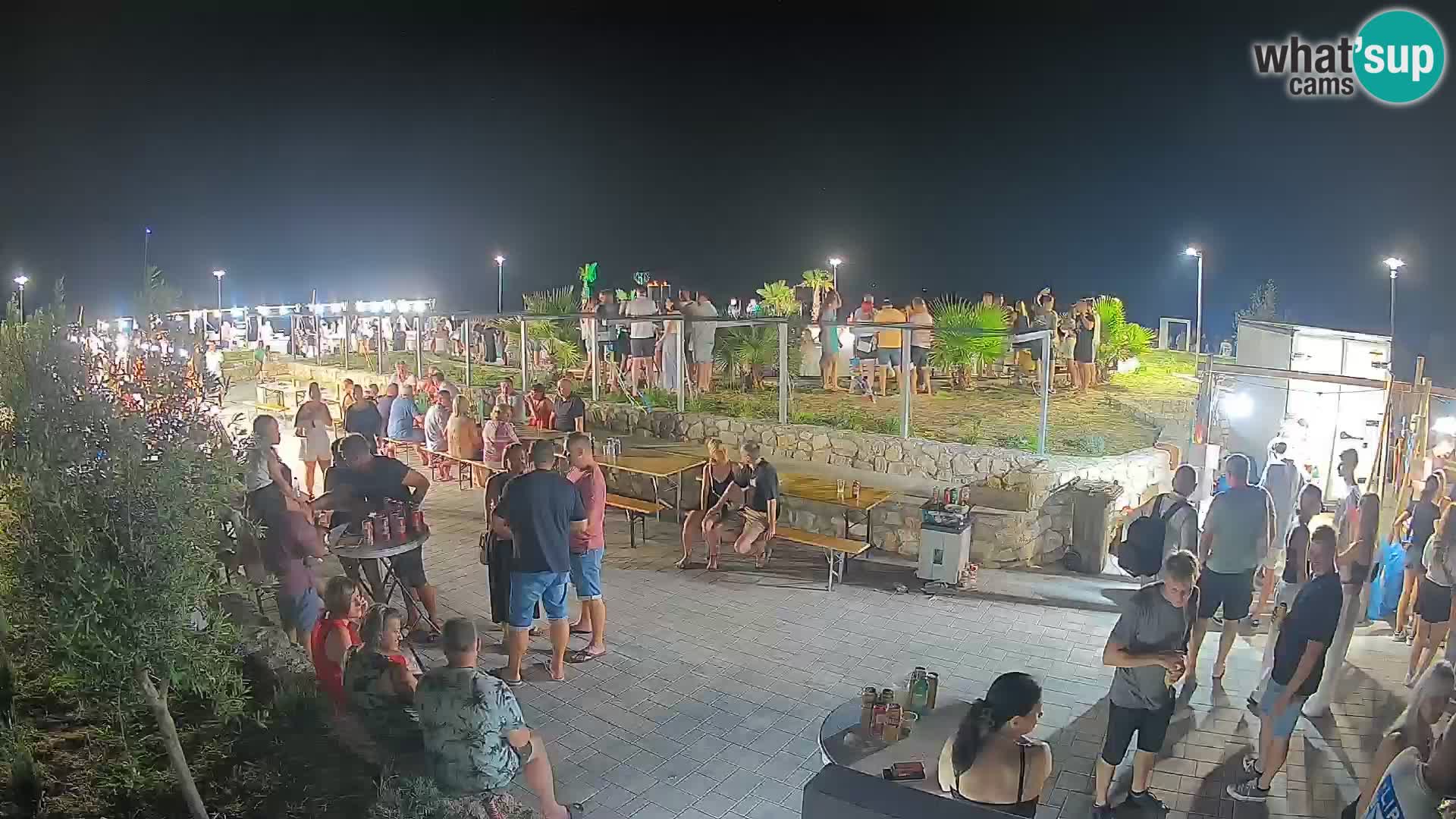 Webcam Mandre – Scène estivale Velika điga | Île de Pag