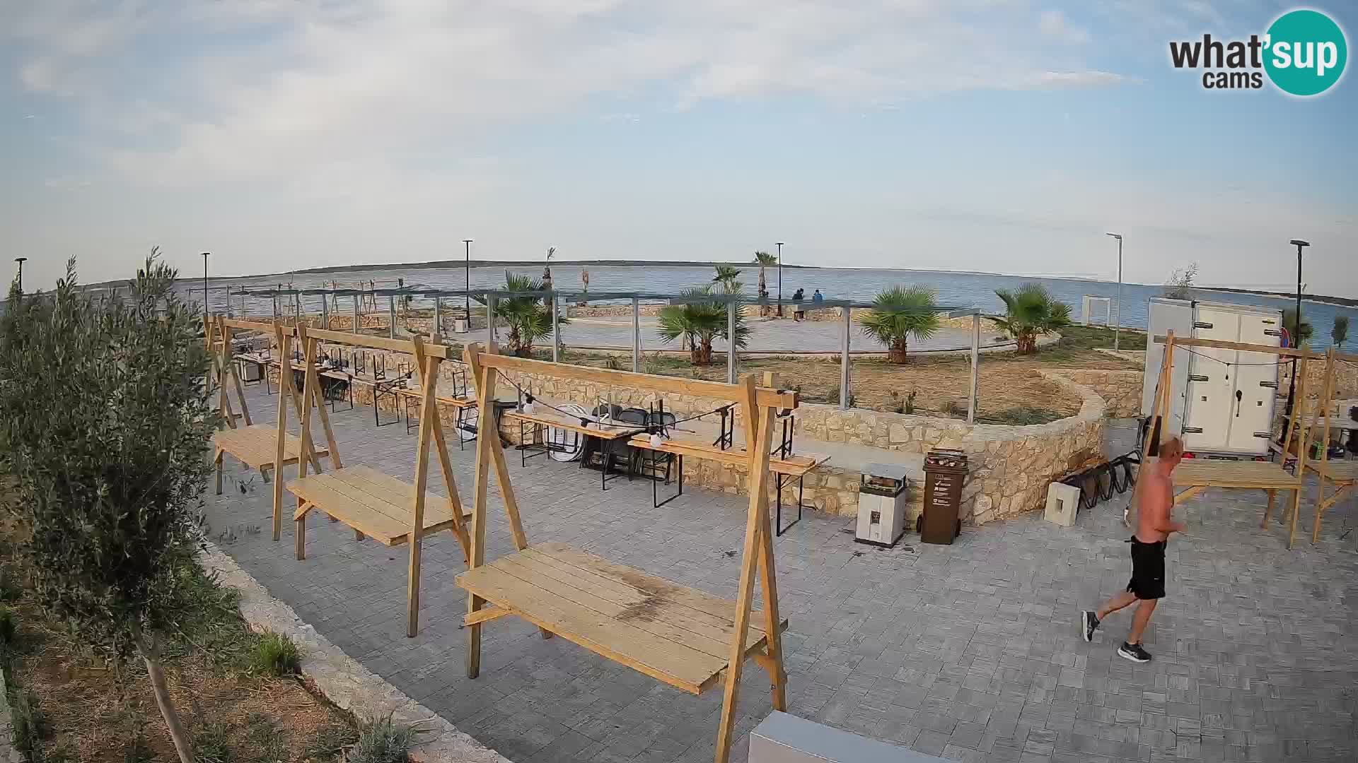 Webcam Mandre – Scène estivale Velika điga | Île de Pag