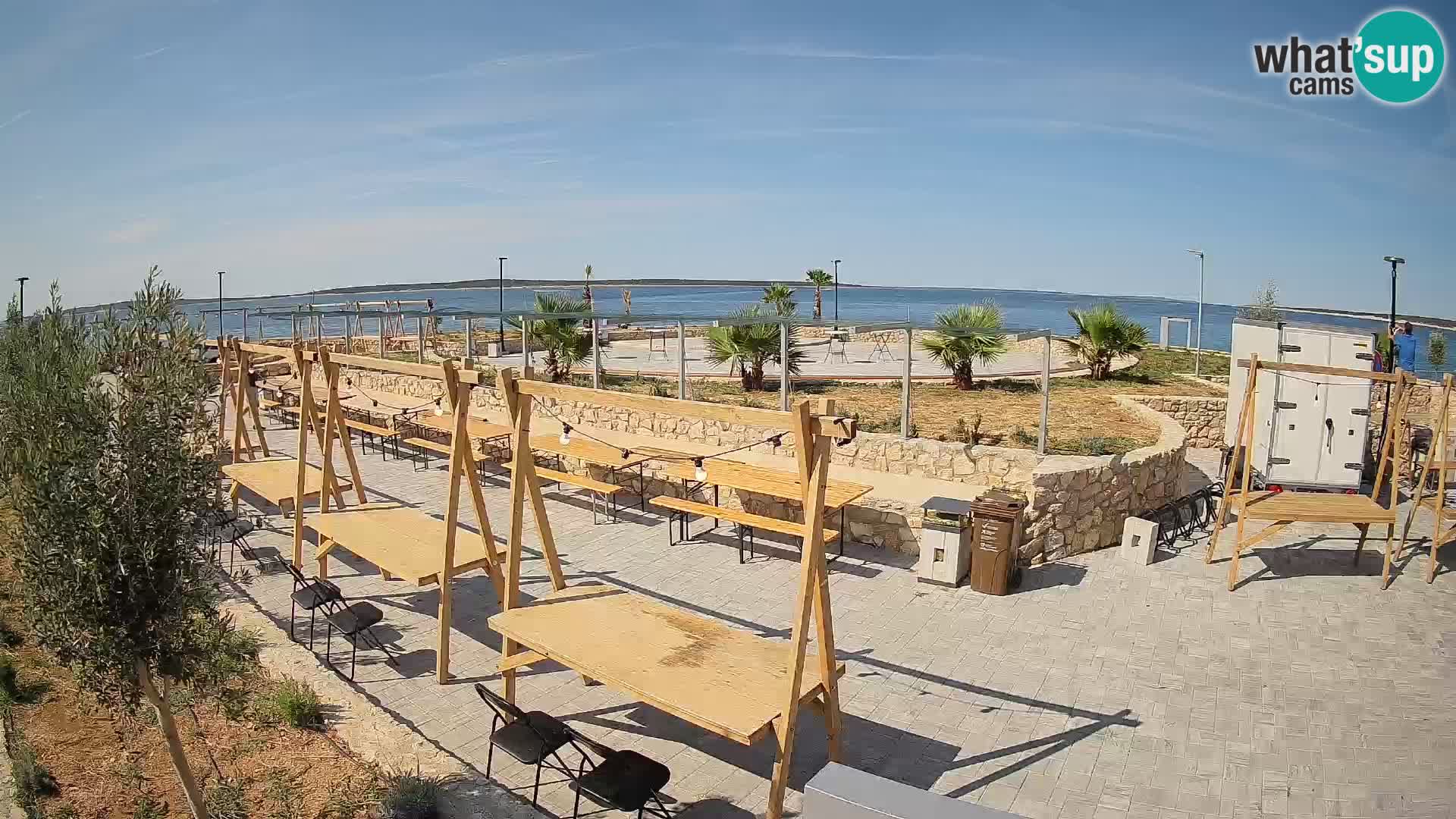 Mandre Sommerbühne Webcam – Velika điga | Insel Pag