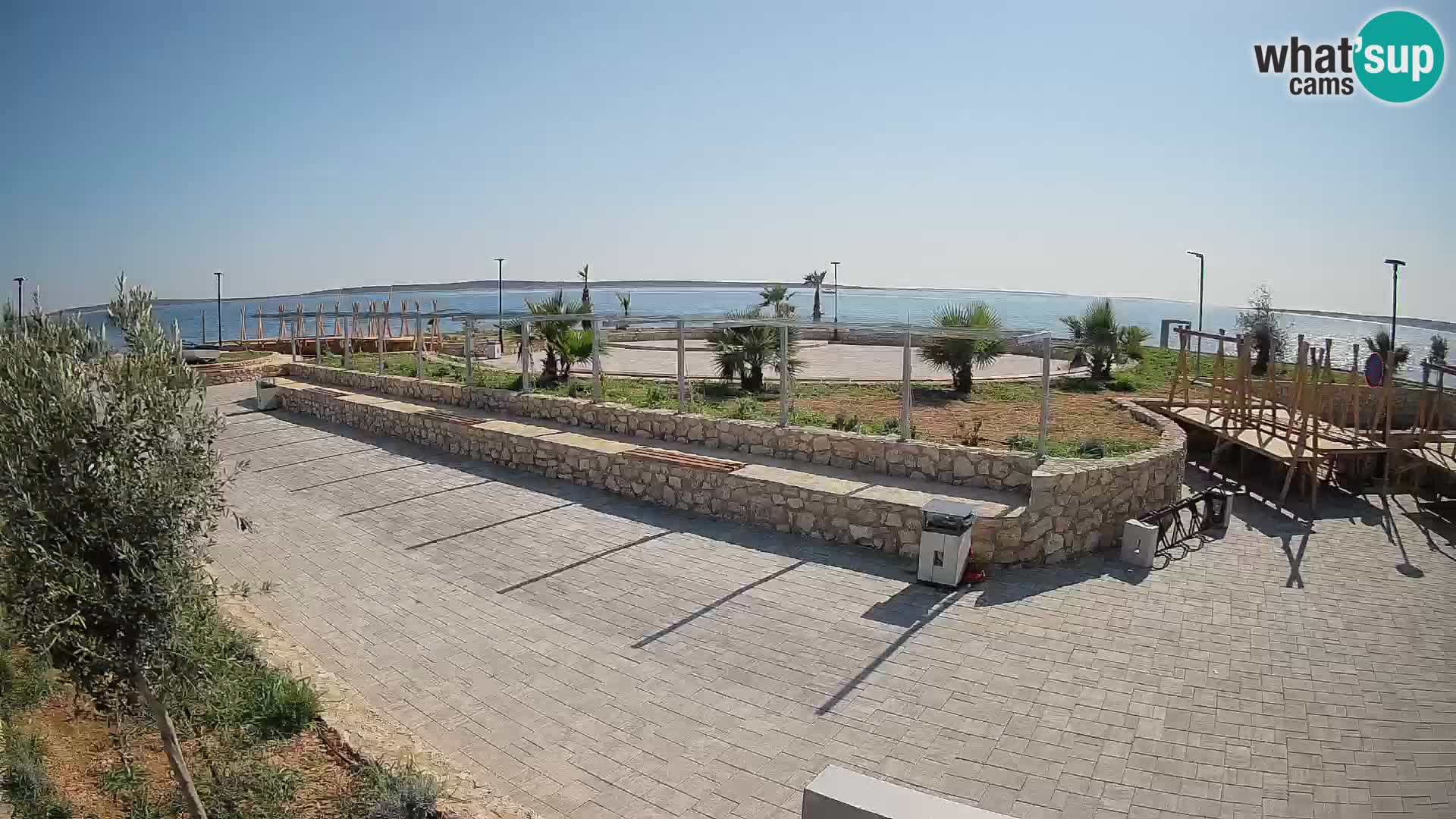 Webcam Mandre – Escenario de verano Velika điga | Isla de Pag