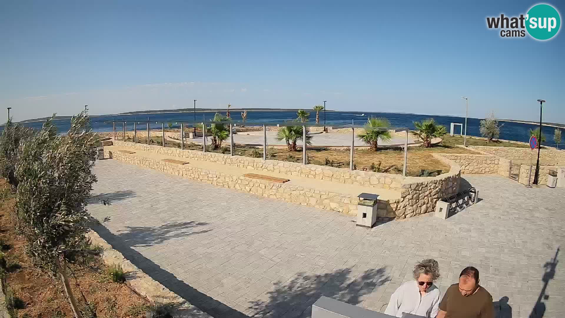 Webcam Mandre – Scène estivale Velika điga | Île de Pag