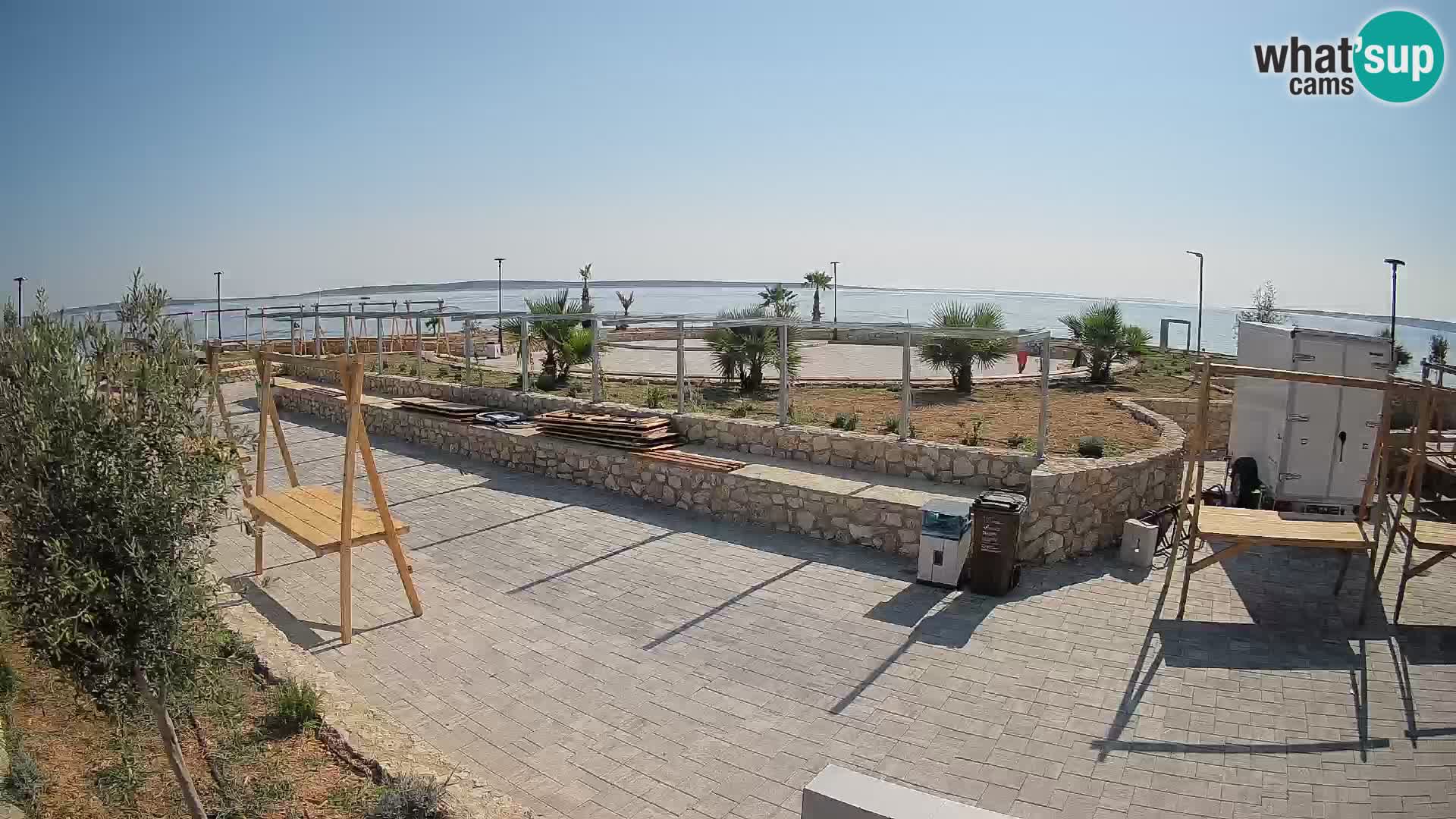 Mandre Summer Stage Webcam – Velika điga | Pag Island