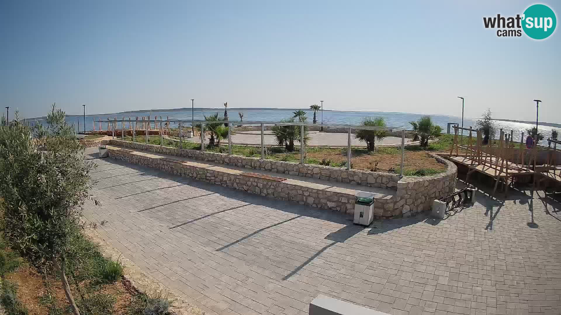 Mandre Summer Stage Webcam – Velika điga | Pag Island