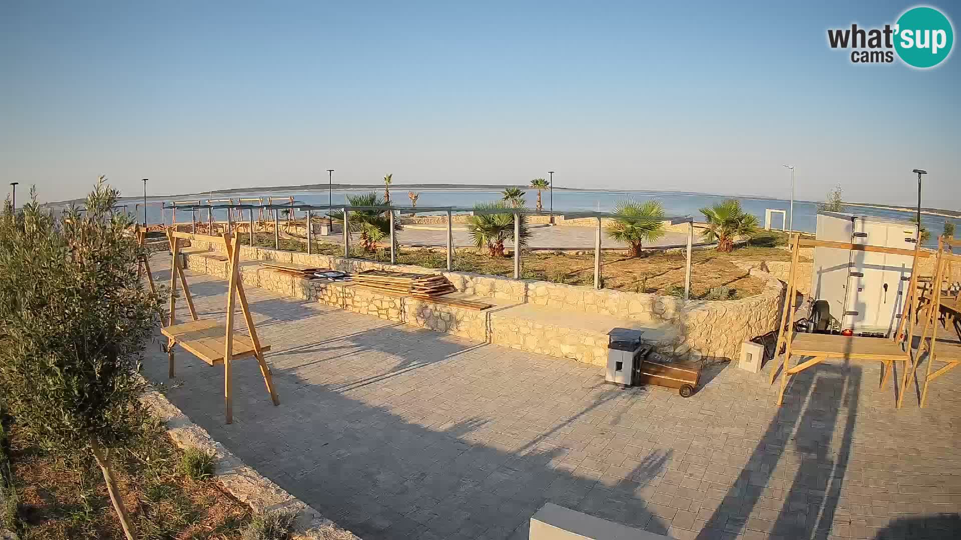 Mandre Summer Stage Webcam – Velika điga | Pag Island