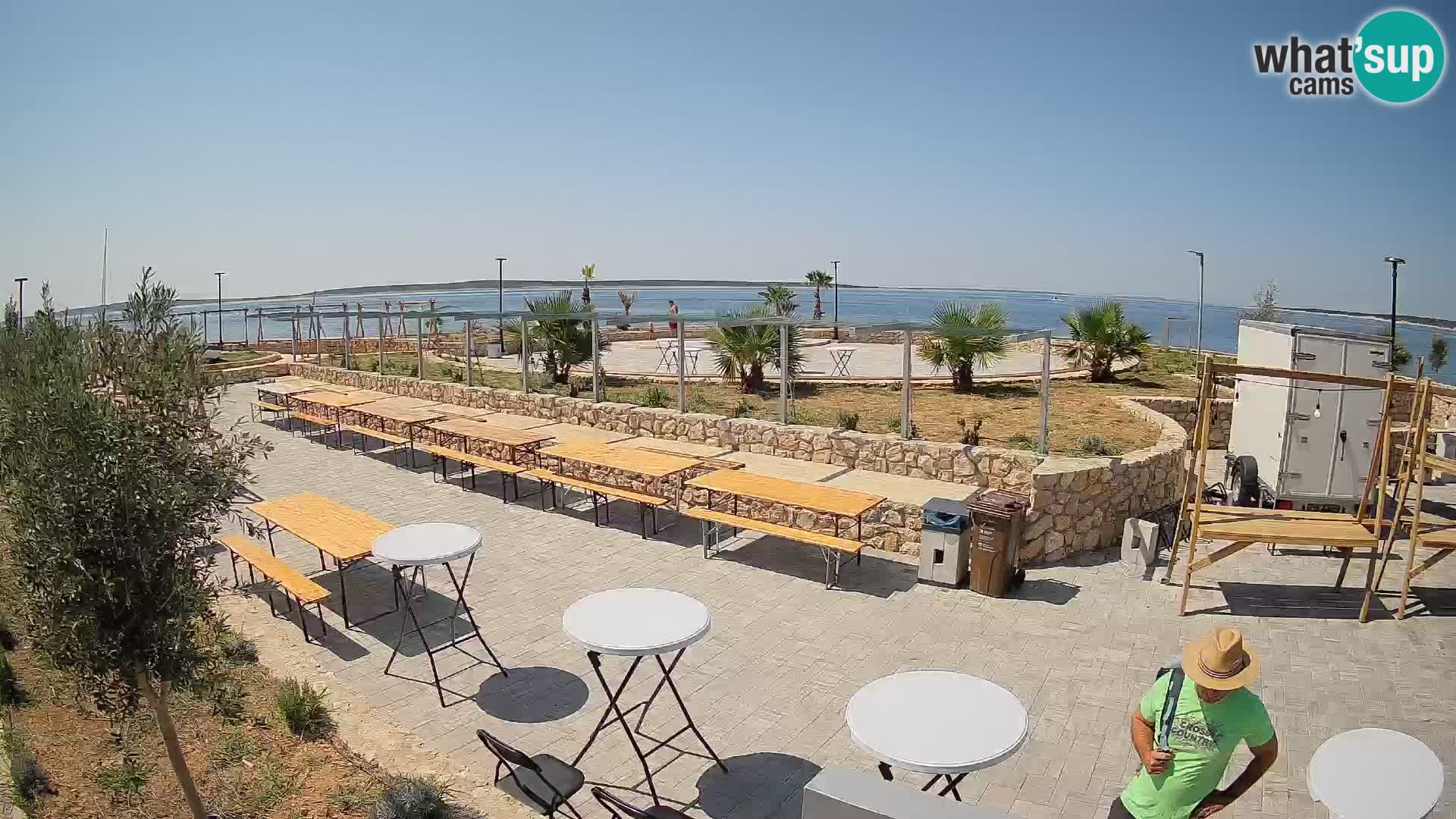 Mandre Summer Stage Webcam – Velika điga | Pag Island