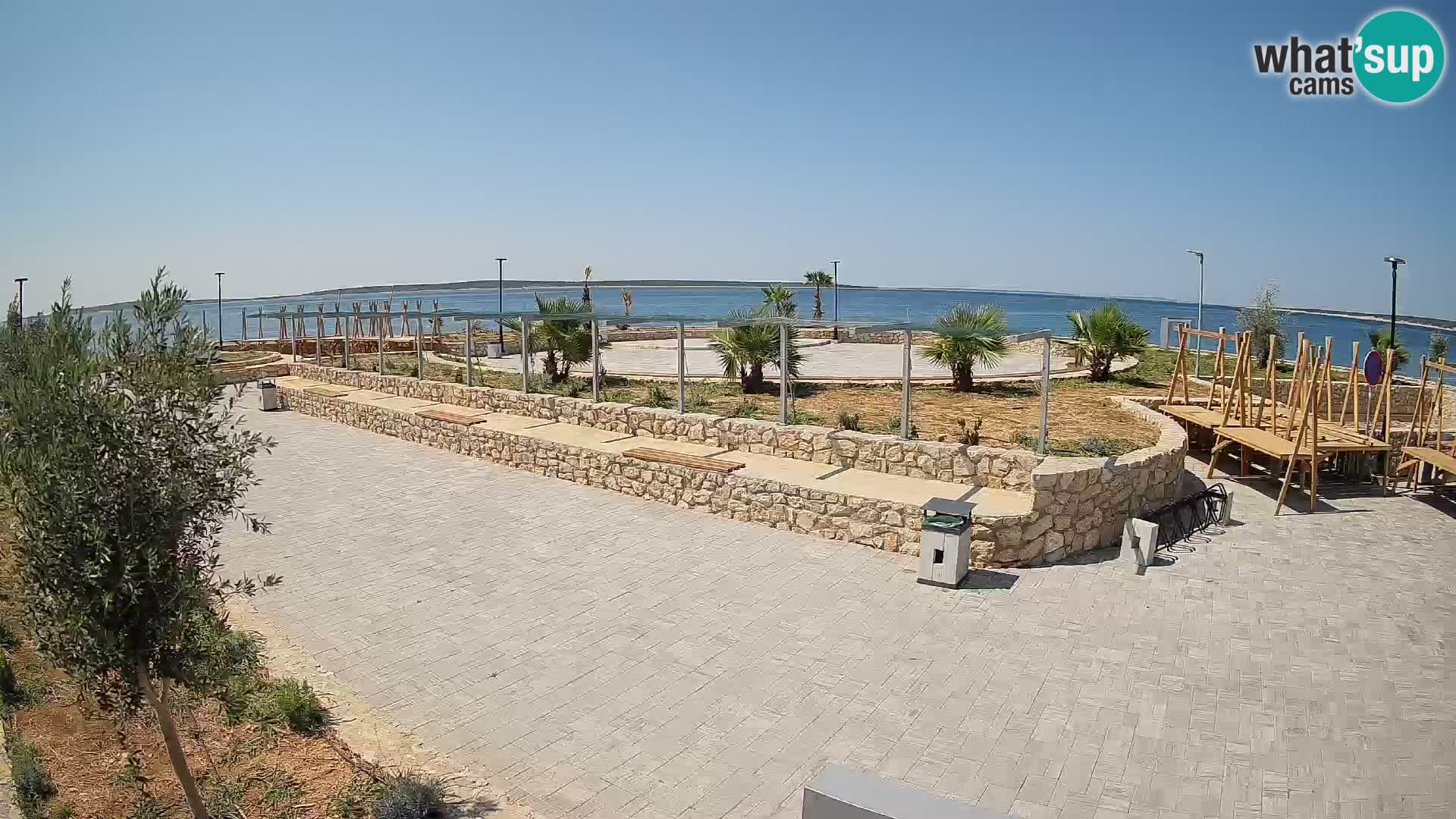 Webcam Mandre – Scène estivale Velika điga | Île de Pag